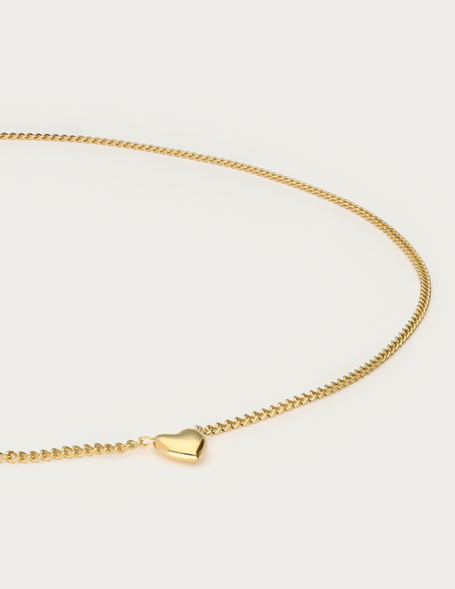 My Jewellery Botanical ketting met fijn hartje MJ15378 Goud