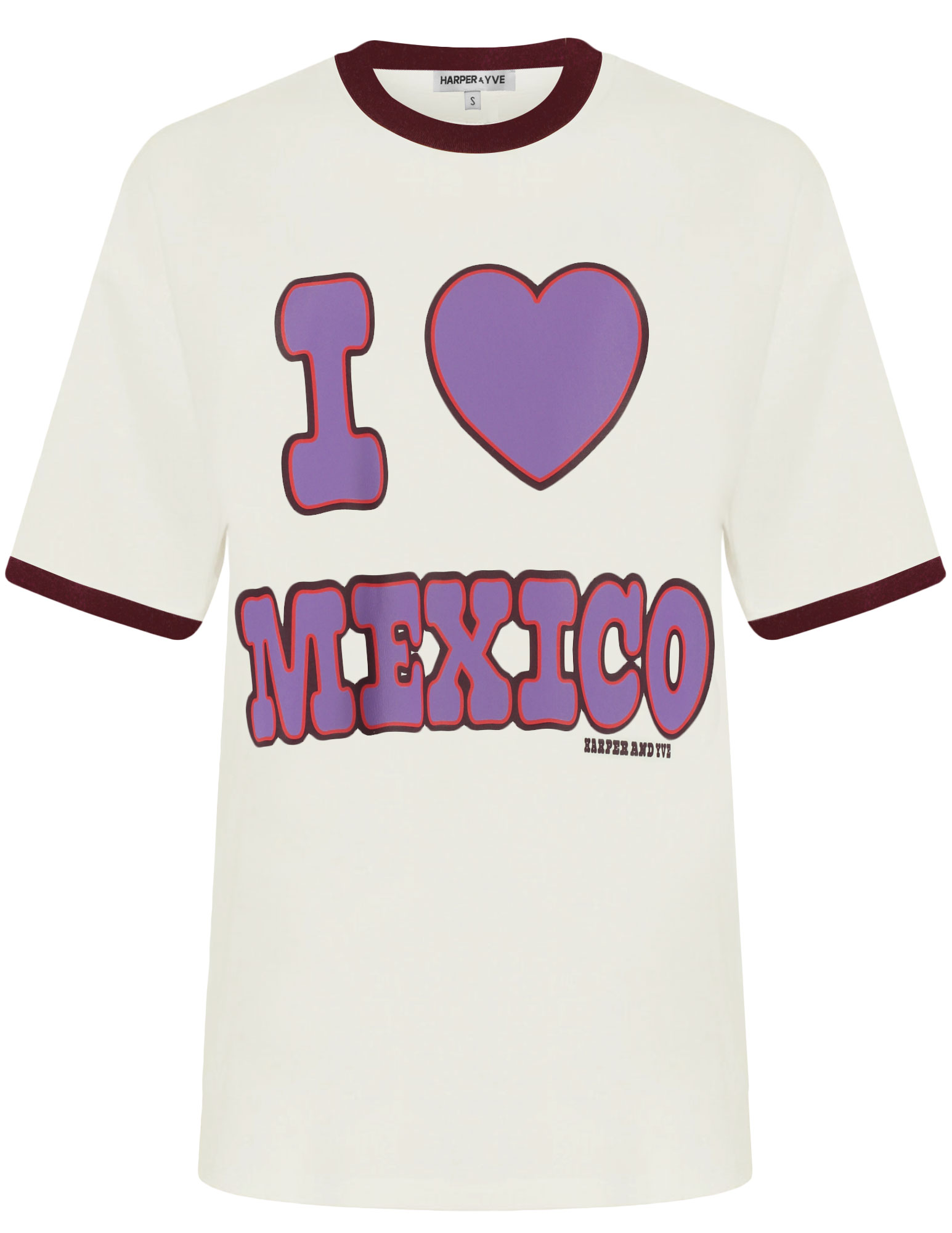 Harper & Yve T-shirt Mexico SS6Y306 Ecru