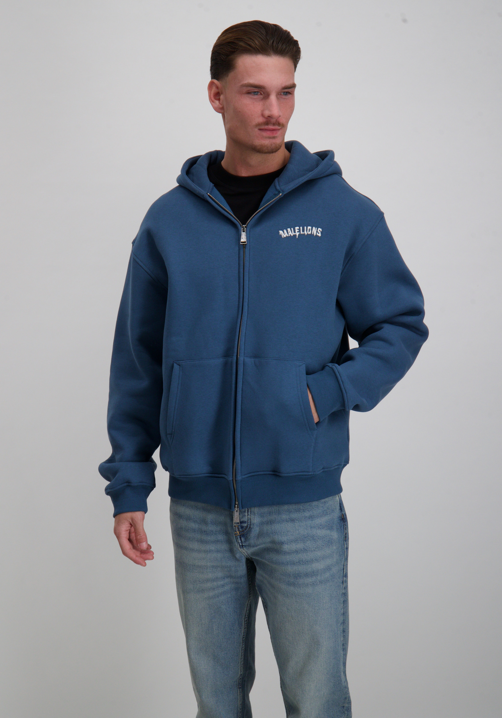 Malelions Vest Graffiti  MM1-AW25-45 Raf blauw