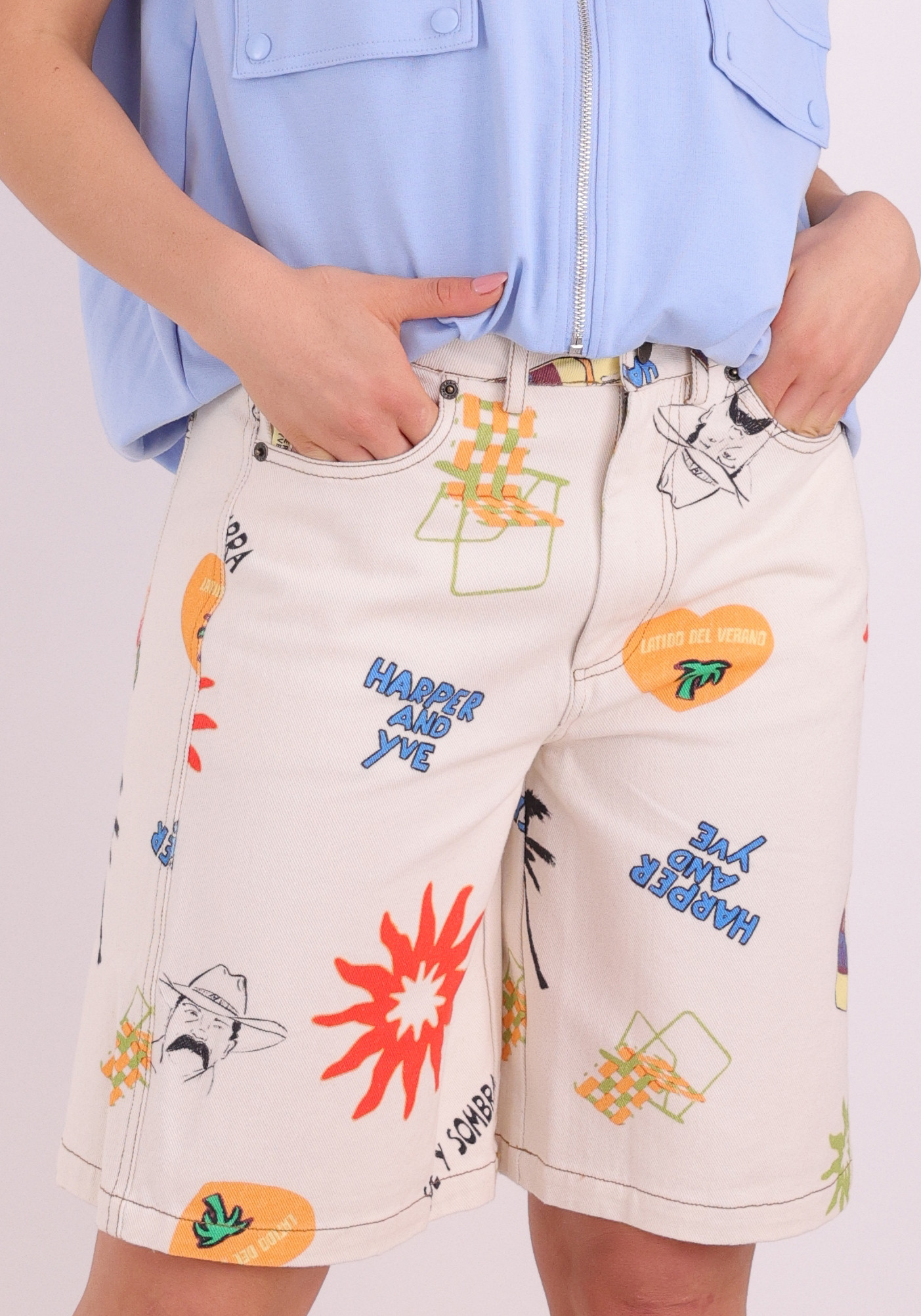 Harper & Yve Short Fayra HS6C107 Ecru