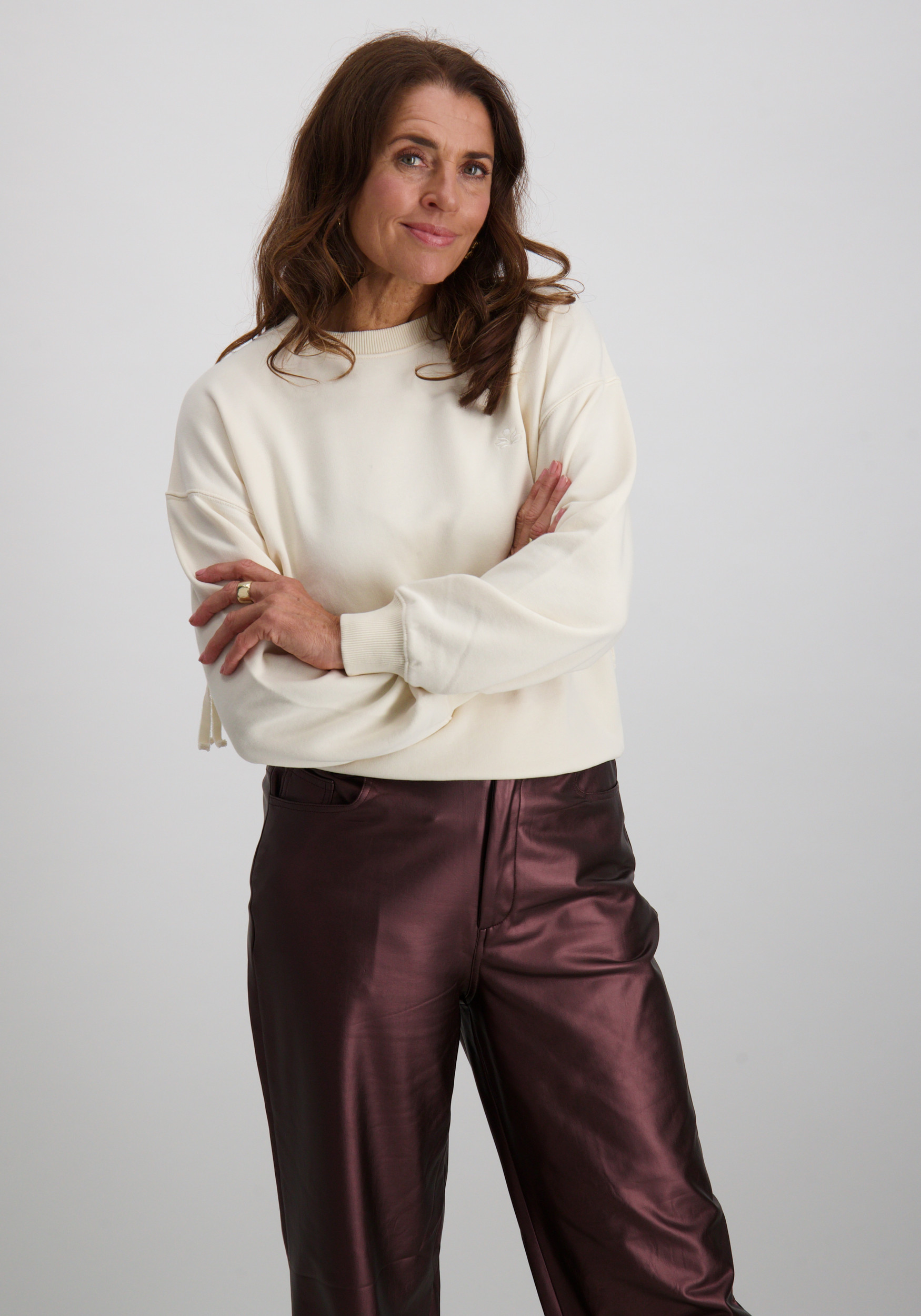 Tramontana Sweater Fringe D06-17-601 Beige