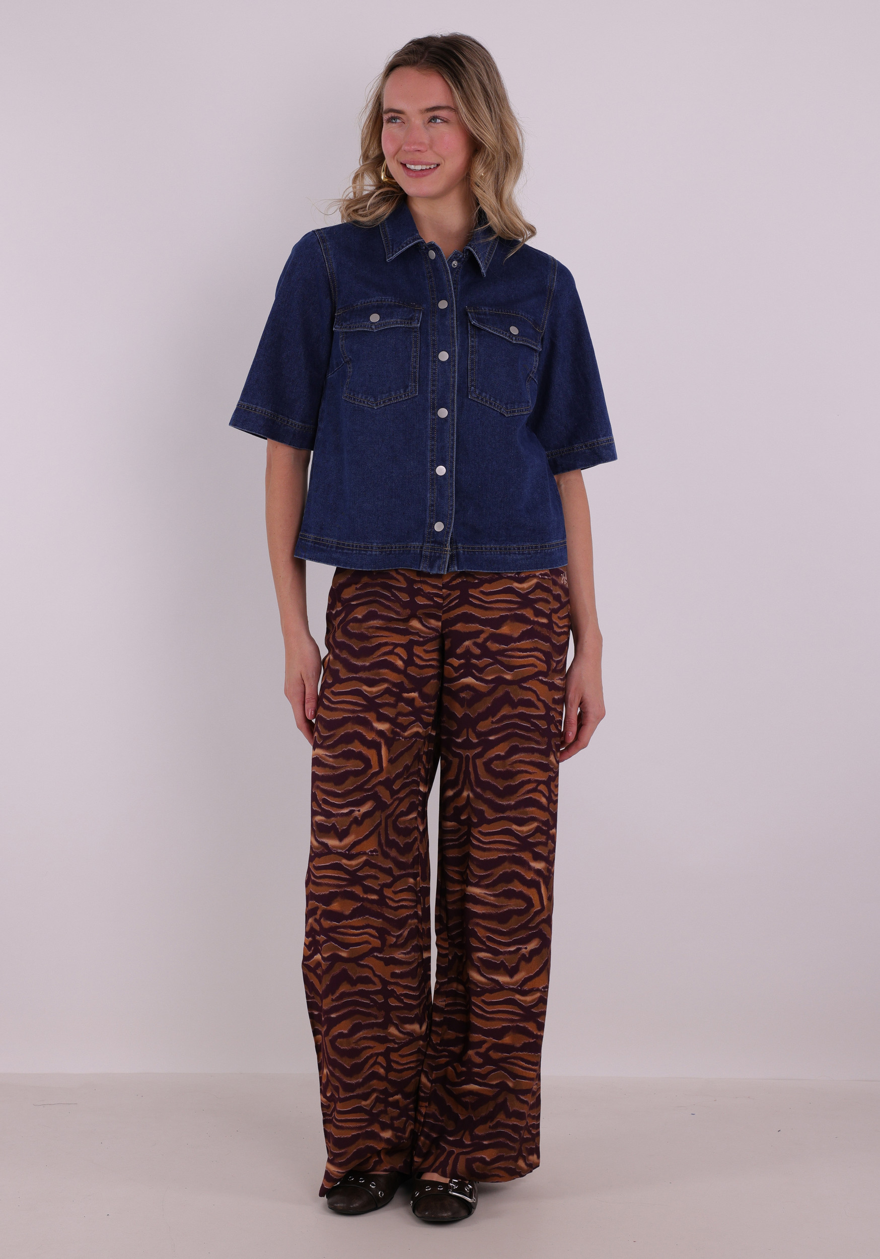 Only Blouse Belle 15347084 Donker blauw