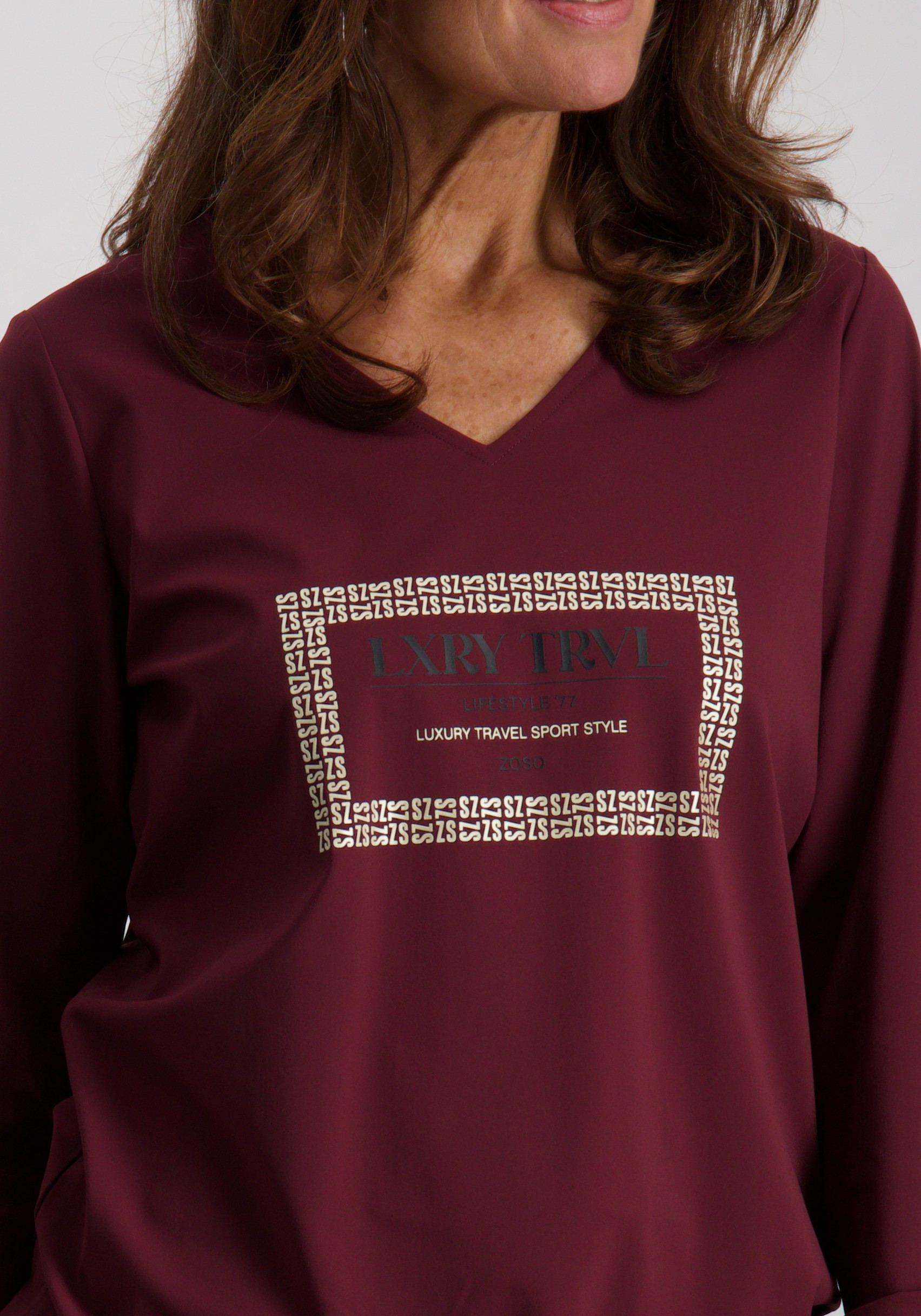 Zoso T-shirt 255Fame Bordeaux