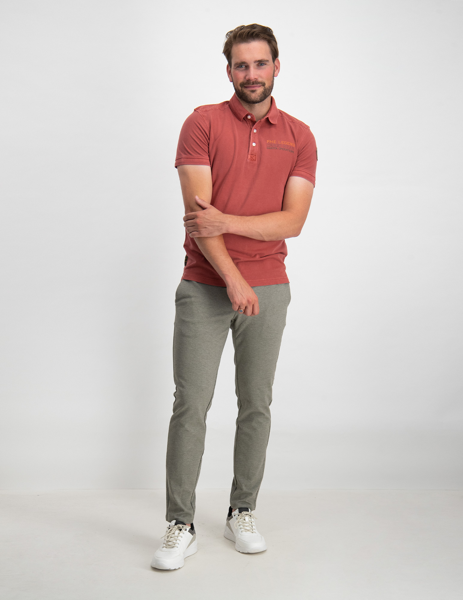 ONLY & SONS Mark pants herringbone 22025376 Grijs