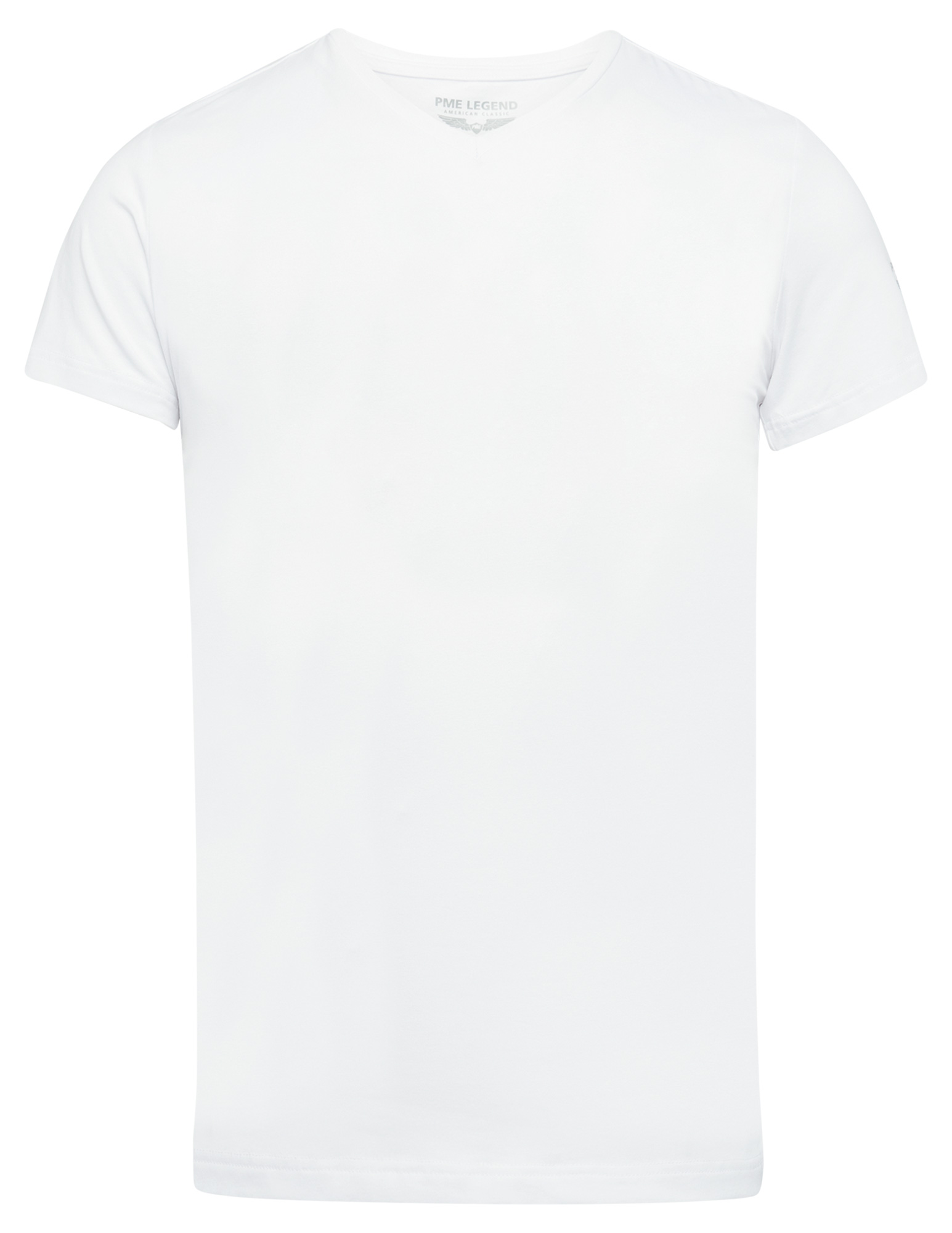 PME Legend T-shirt V-hals 2 pack PUW00230 Wit