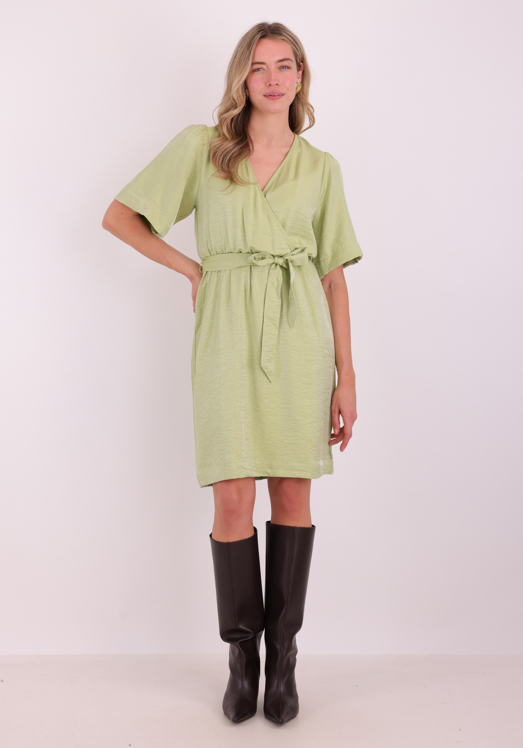 Jansen Amsterdam Jurk TATUM SS26.4 Groen