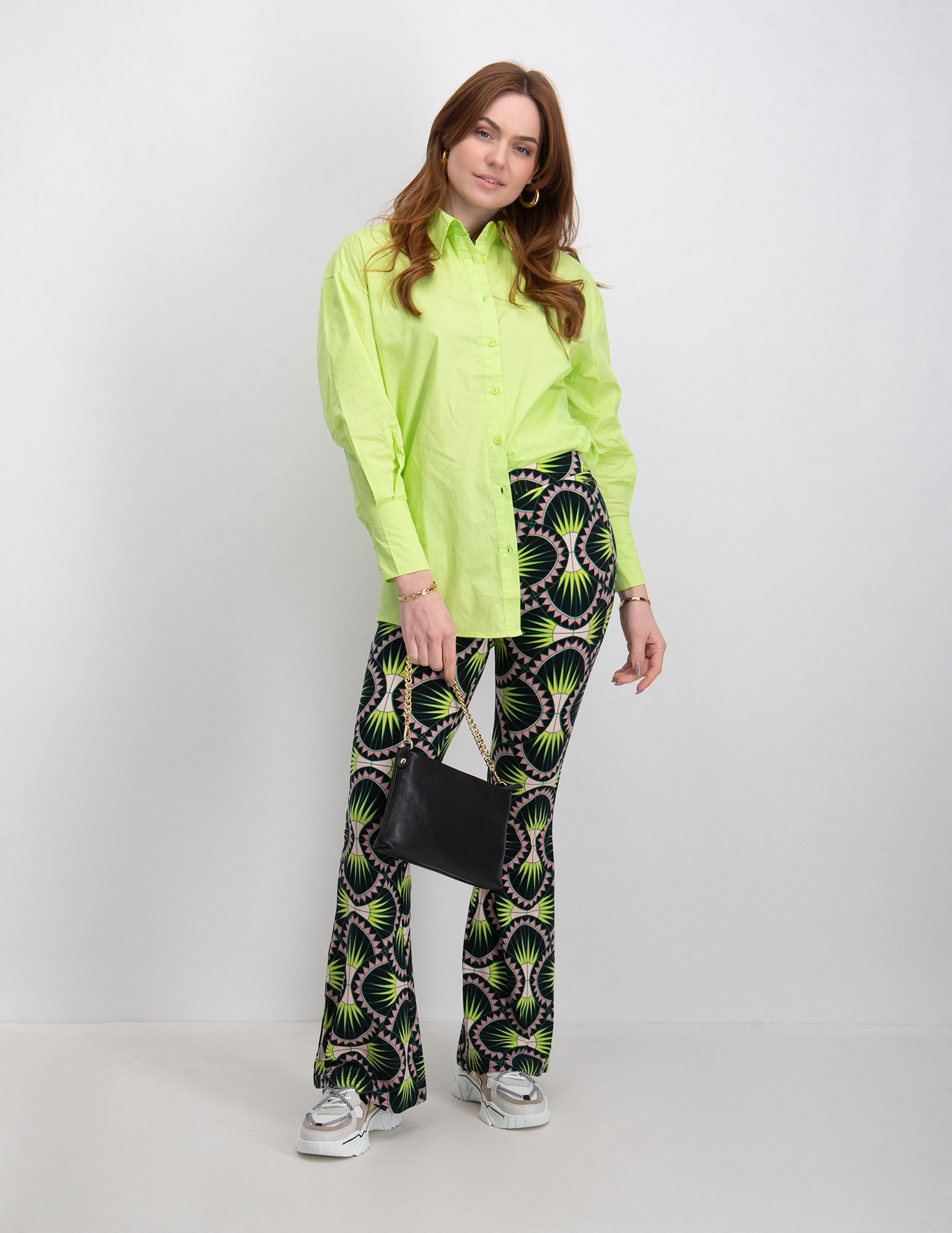 Colourful Rebel Oversized blouse Talia WB114093 Licht groen