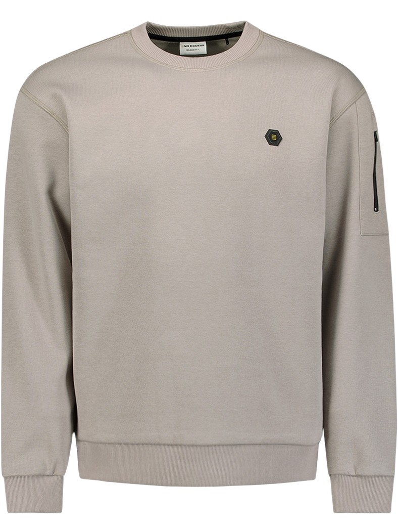 No Excess Sweater 33130857 Licht grijs