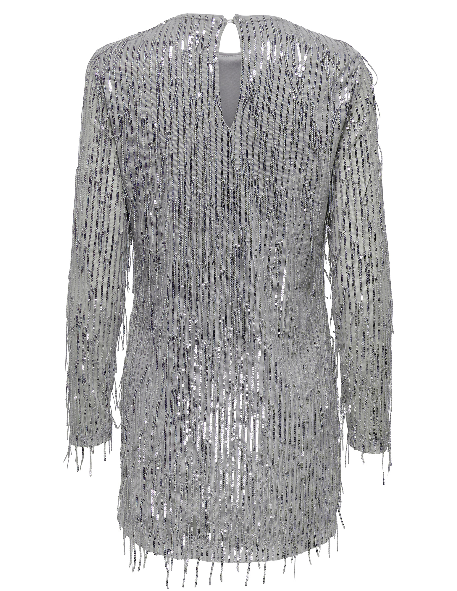 Only Jurk Anika spacy 15336062 Licht grijs