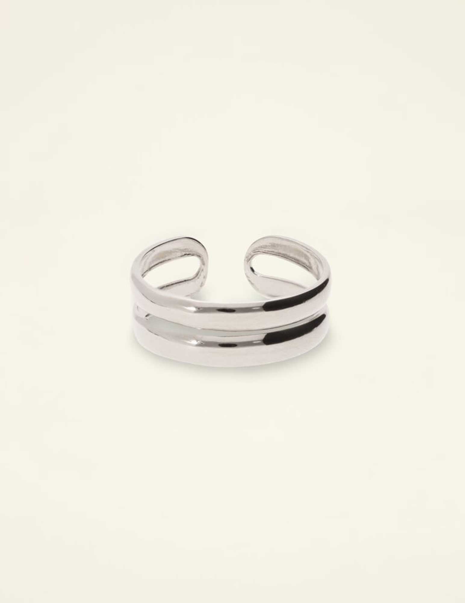 My Jewellery Dubbele ring MJ09059 Zilver
