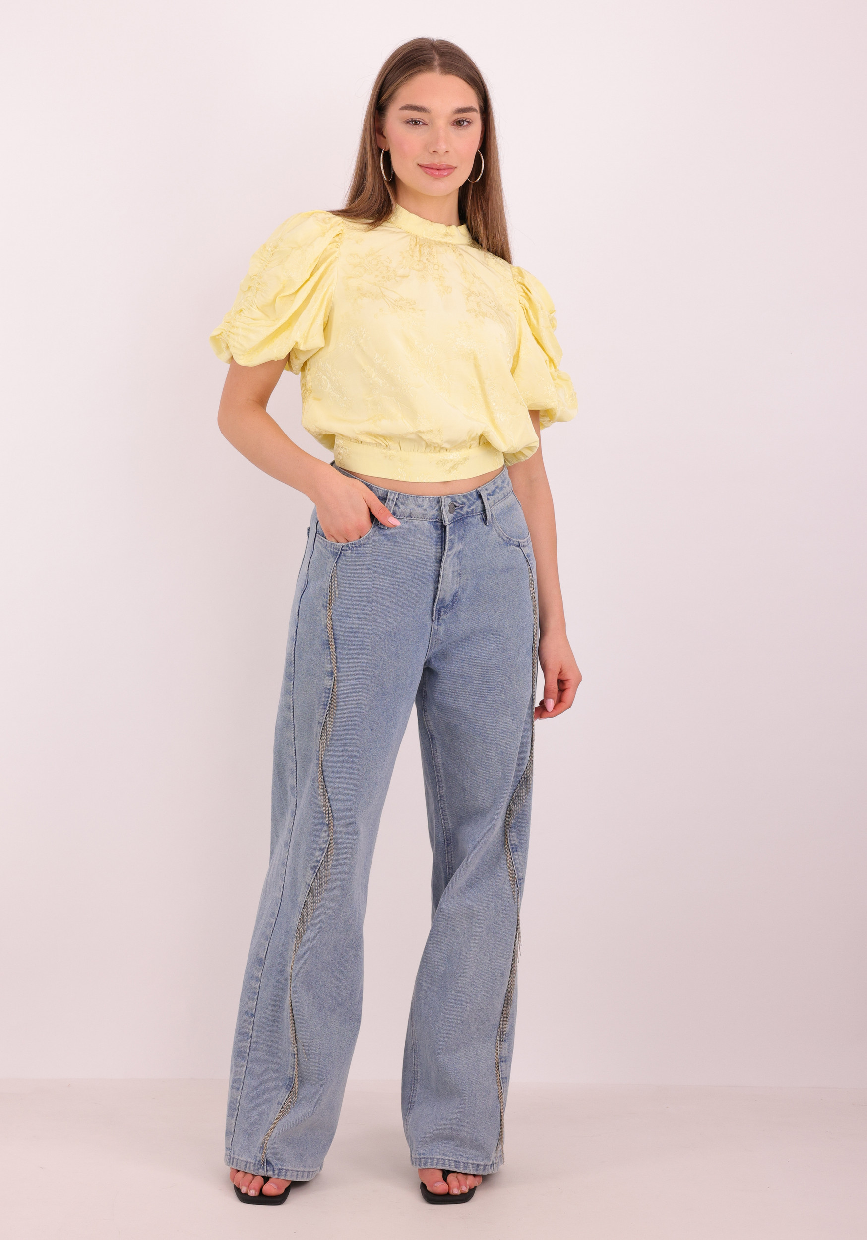 Harper & Yve Blouse Macey SS6P407 Licht geel