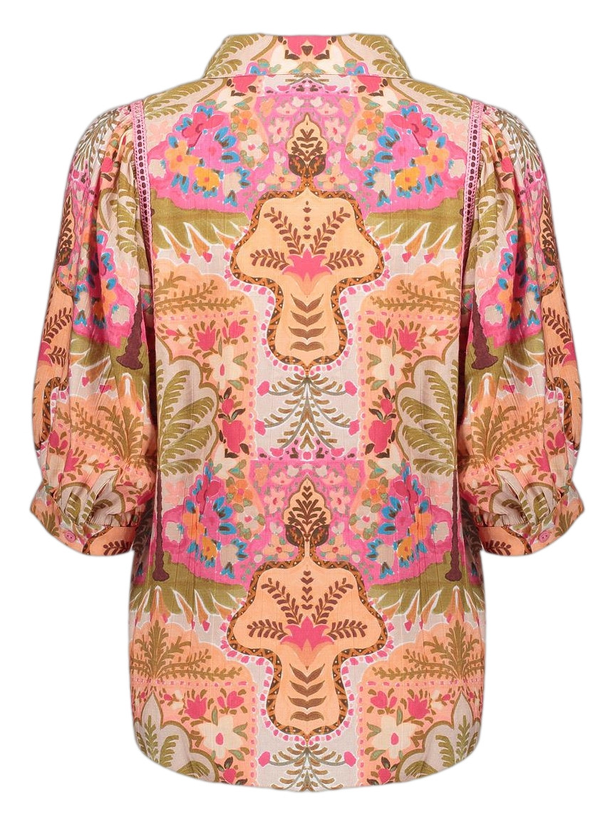 Geisha Blouse all-over print 63192-20 Rose
