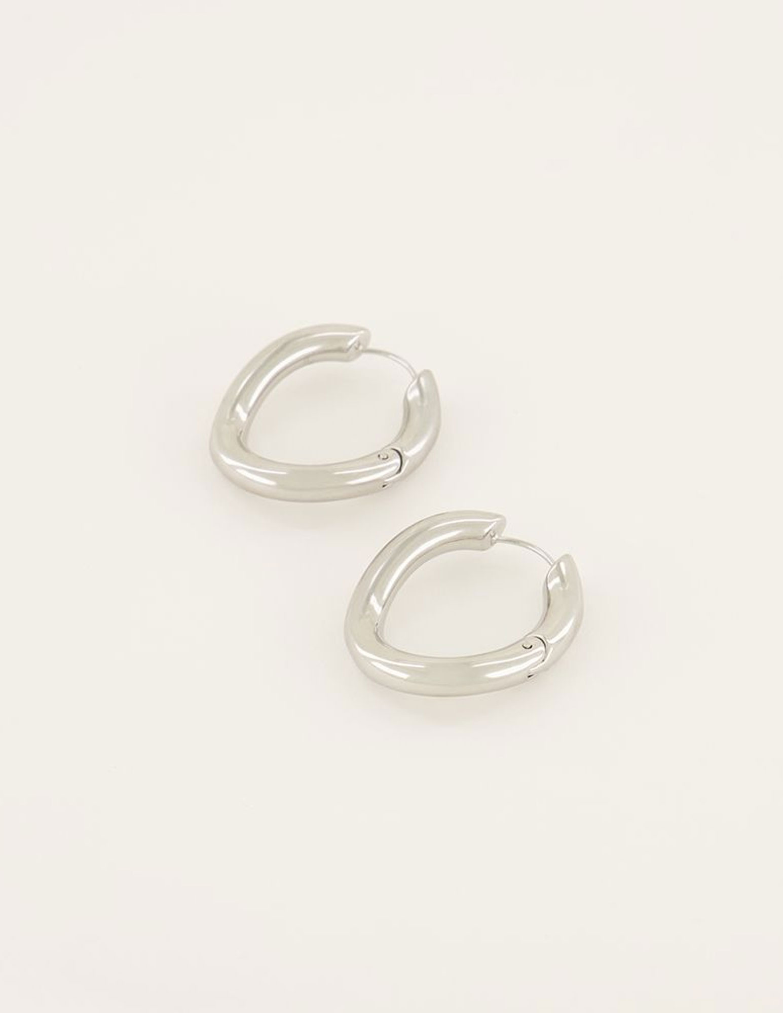 My Jewellery Oorringen Chuncky Chain MJ06892 Zilver