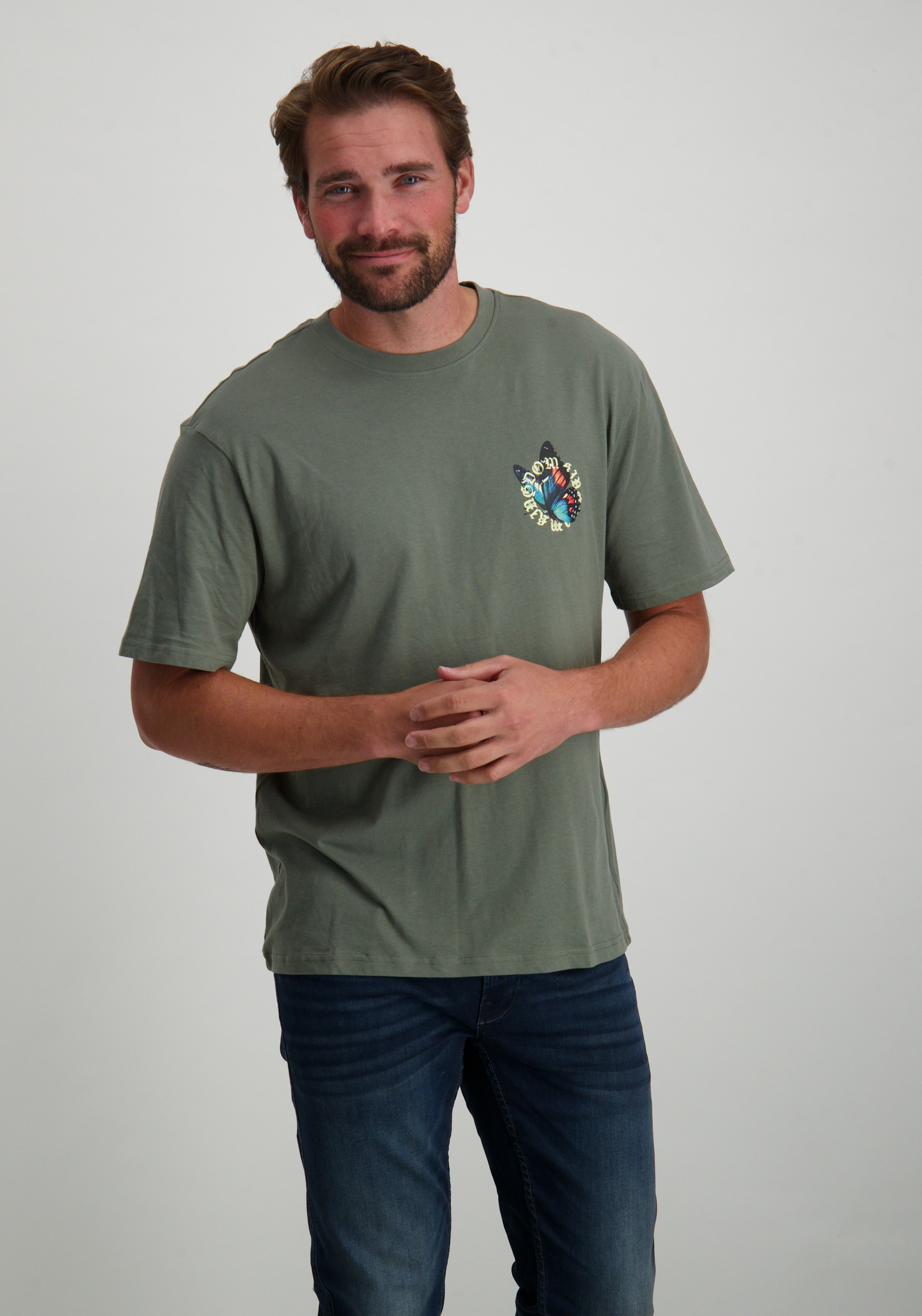 ONLY & SONS T-shirt Keane 22033620 Midden groen