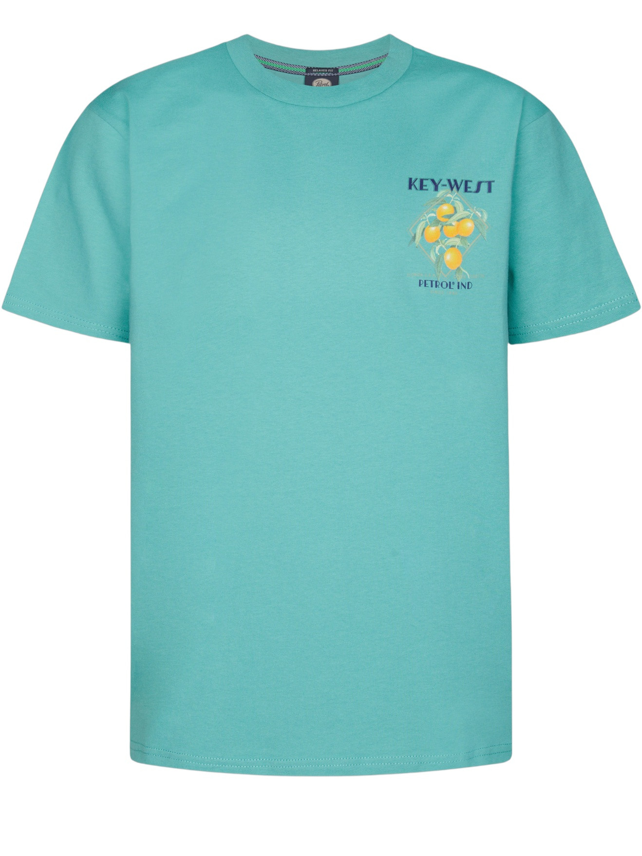 Petrol T-shirt M-1050-TSR649 Turquoise