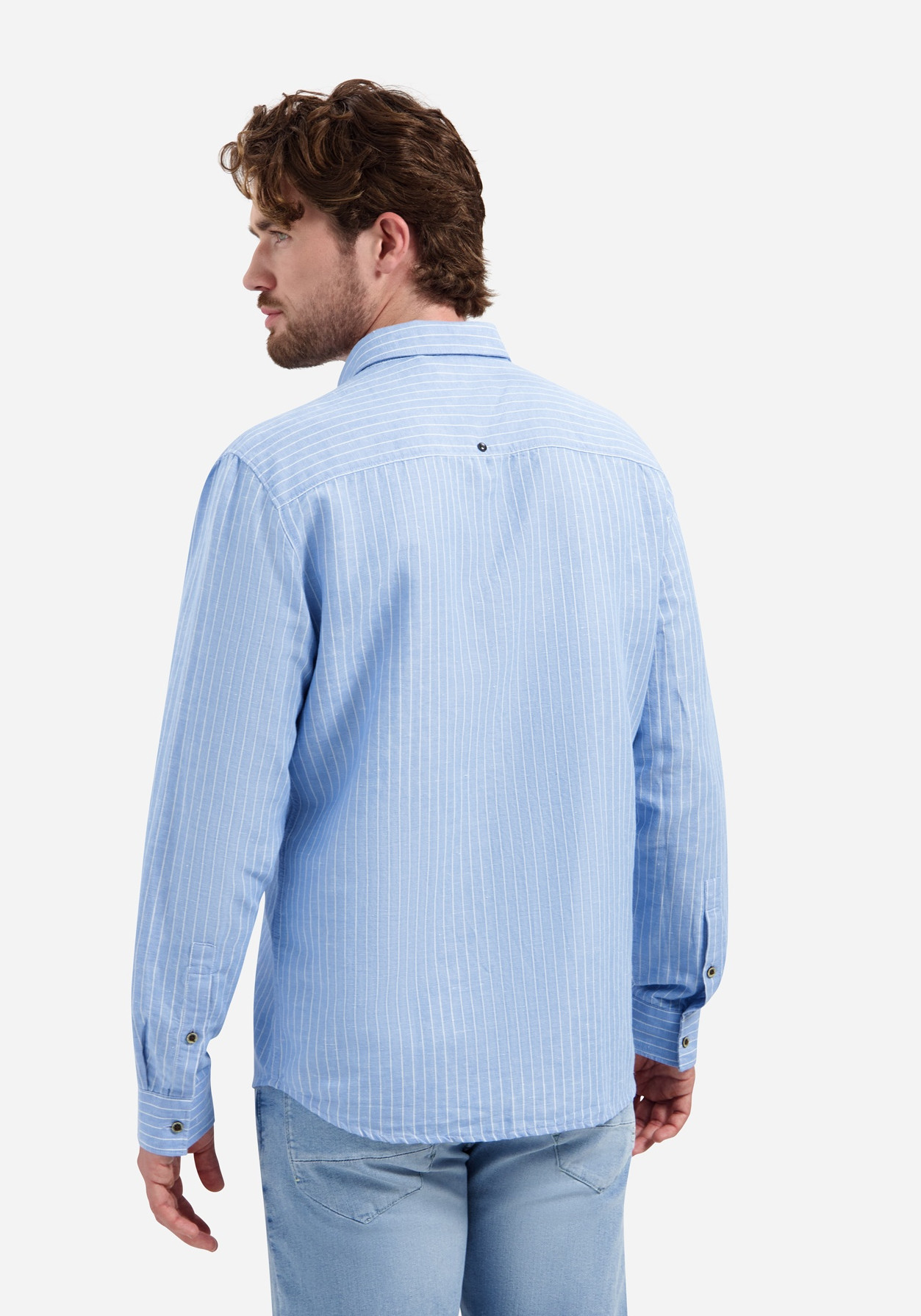 No Excess Overhemd 31470227SN Blauw