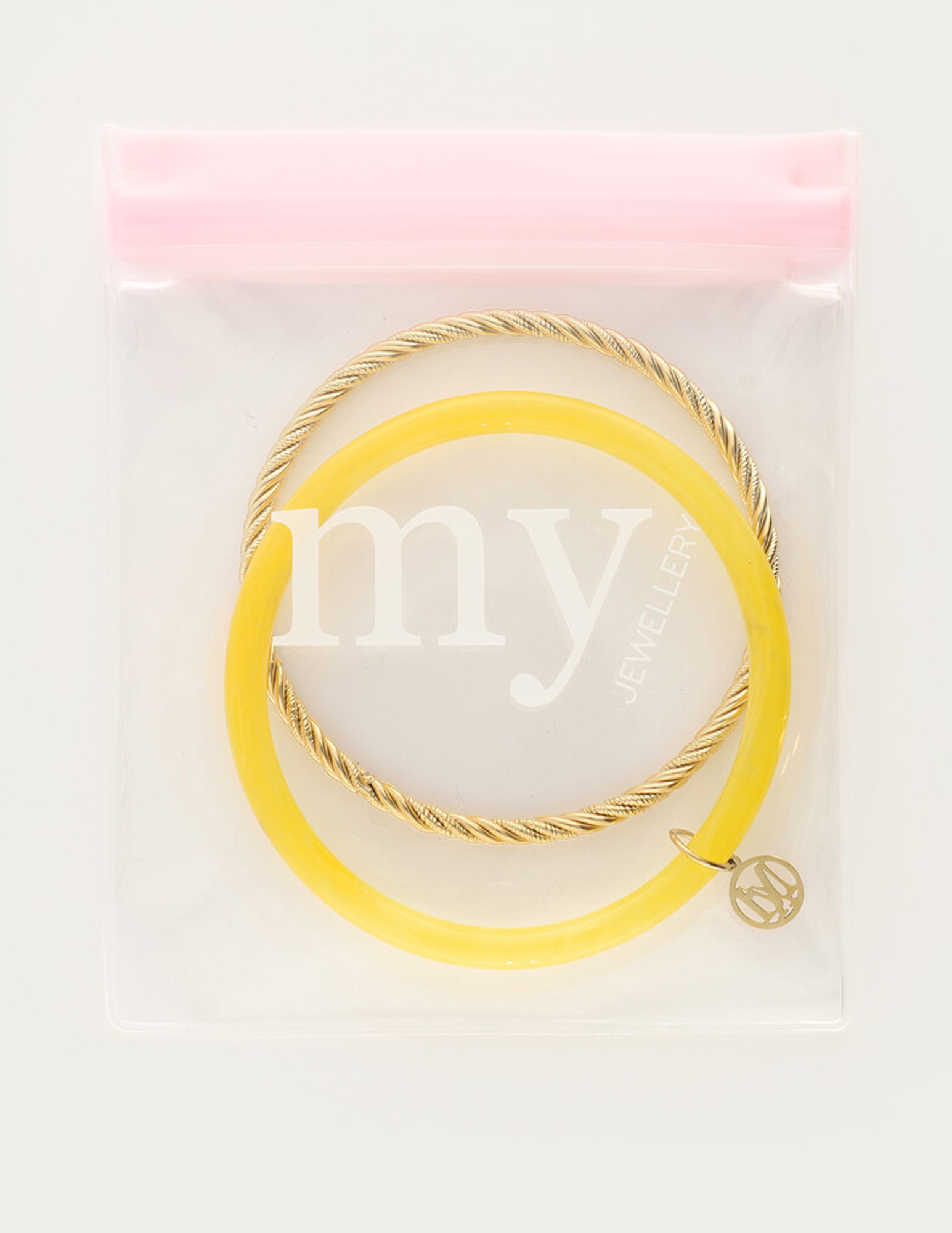 My Jewellery Bangle set geel MJ15843 Geel