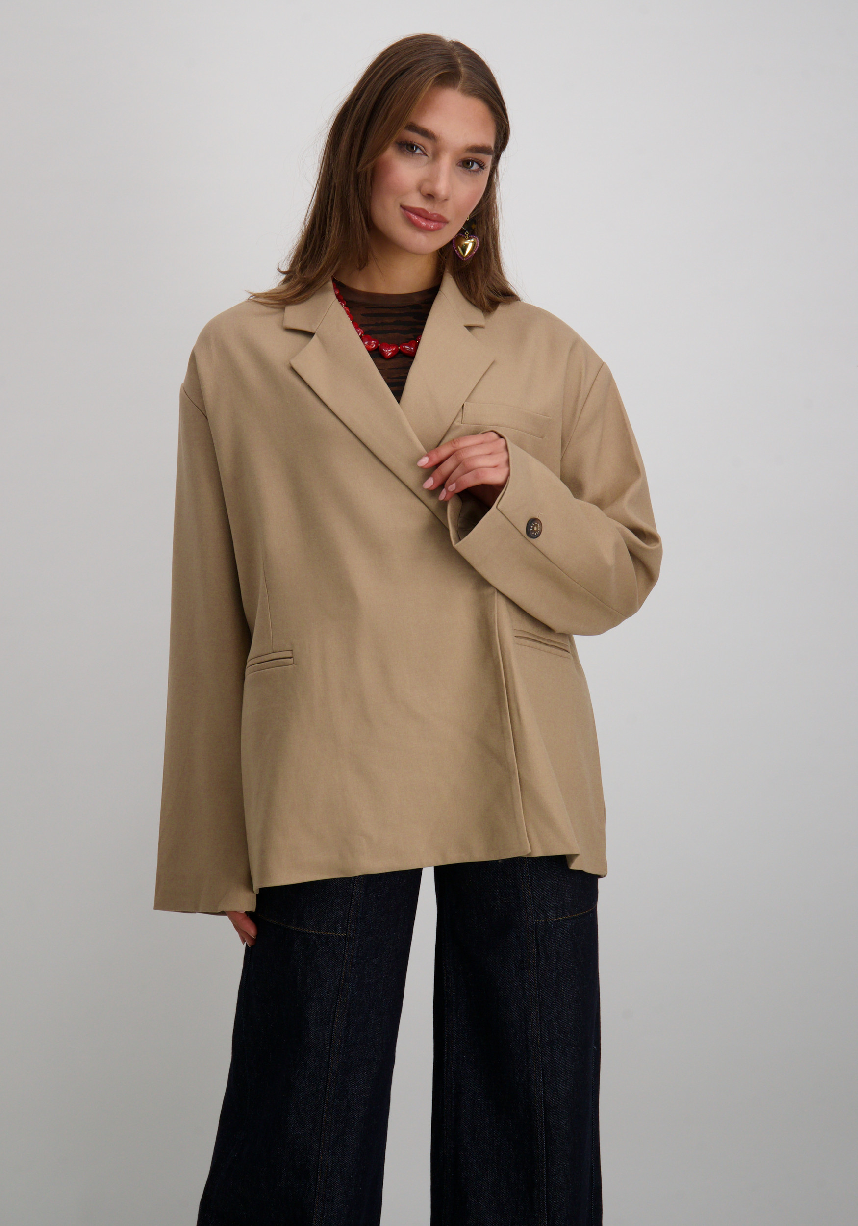 Harper & Yve Blazer Tirza AW25N214 Beige