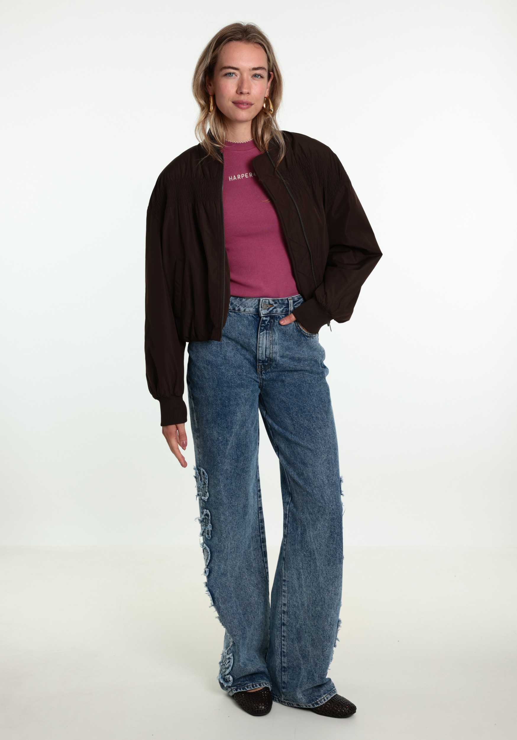 Kaffe Clothing Bomberjack Arlette 10511858 Donker bruin