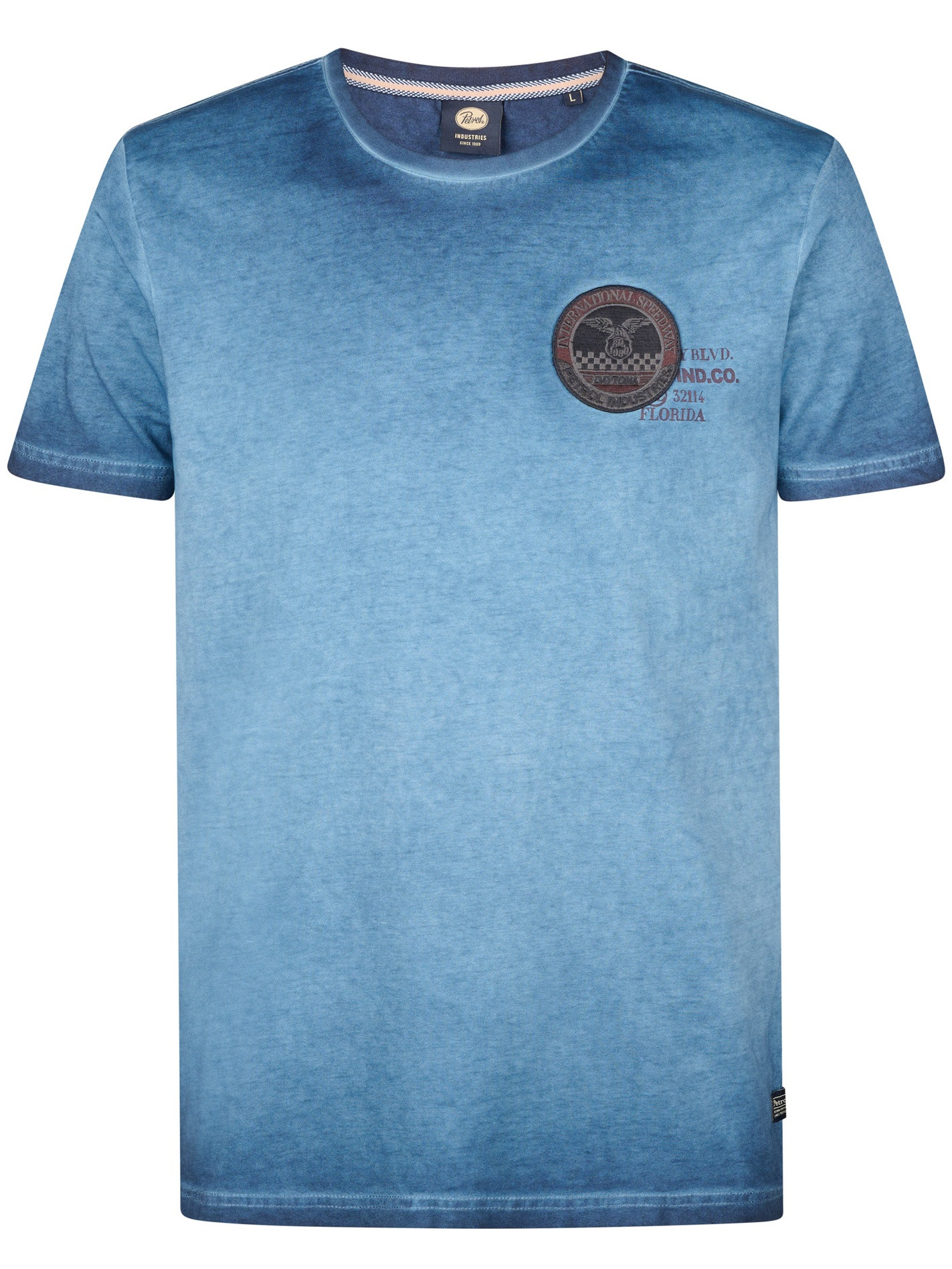 Petrol T-shirt M-1050-TSR607 Blauw