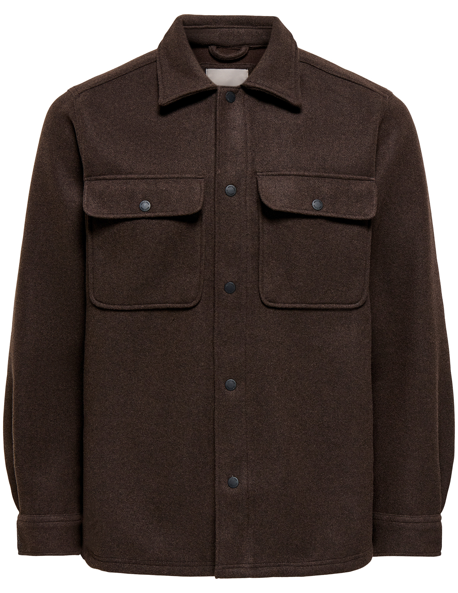ONLY & SONS Overshirt Ash 22023564 Bruin