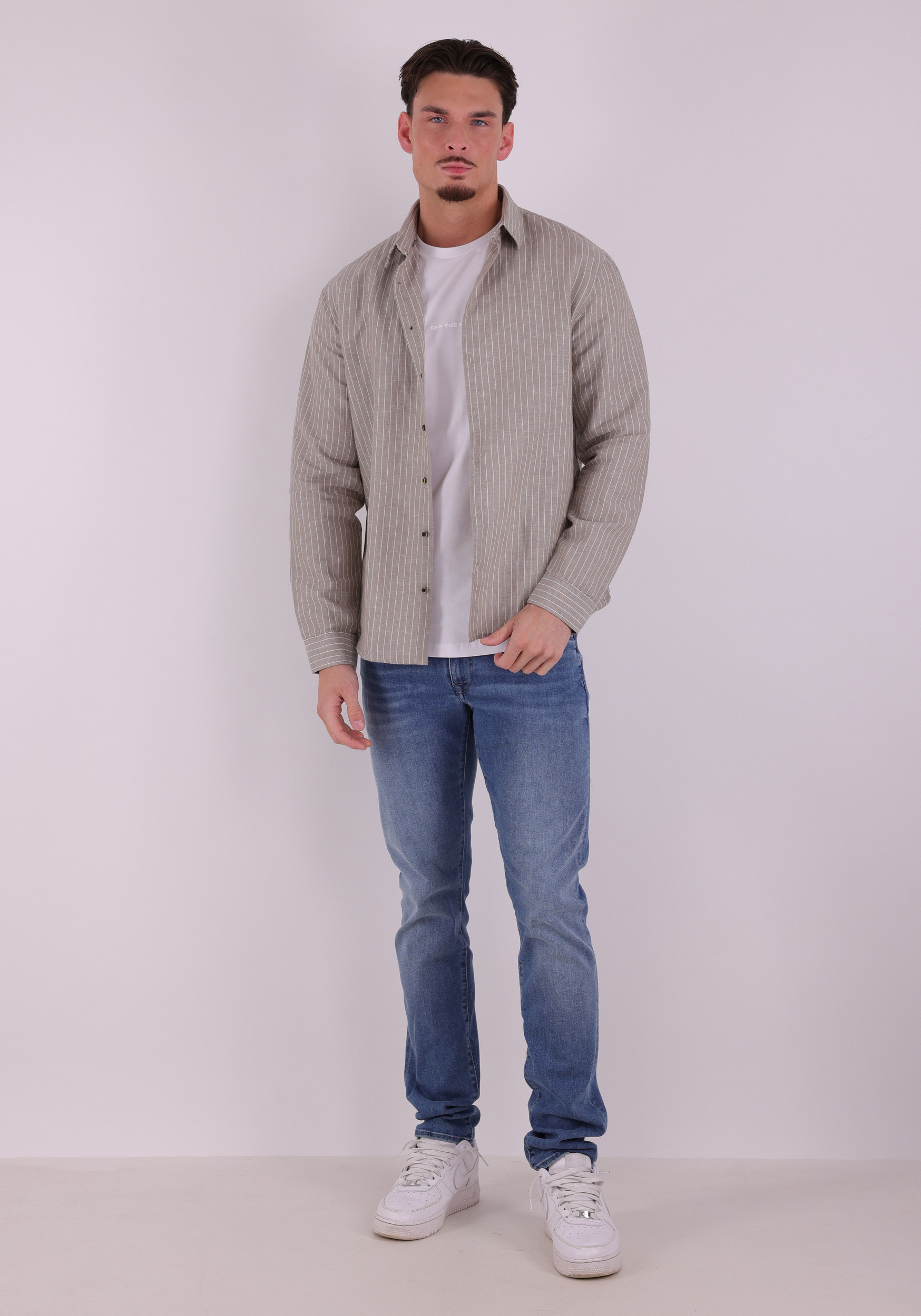 Off The Pitch T-Shirt Botanic OTP261026 Wit