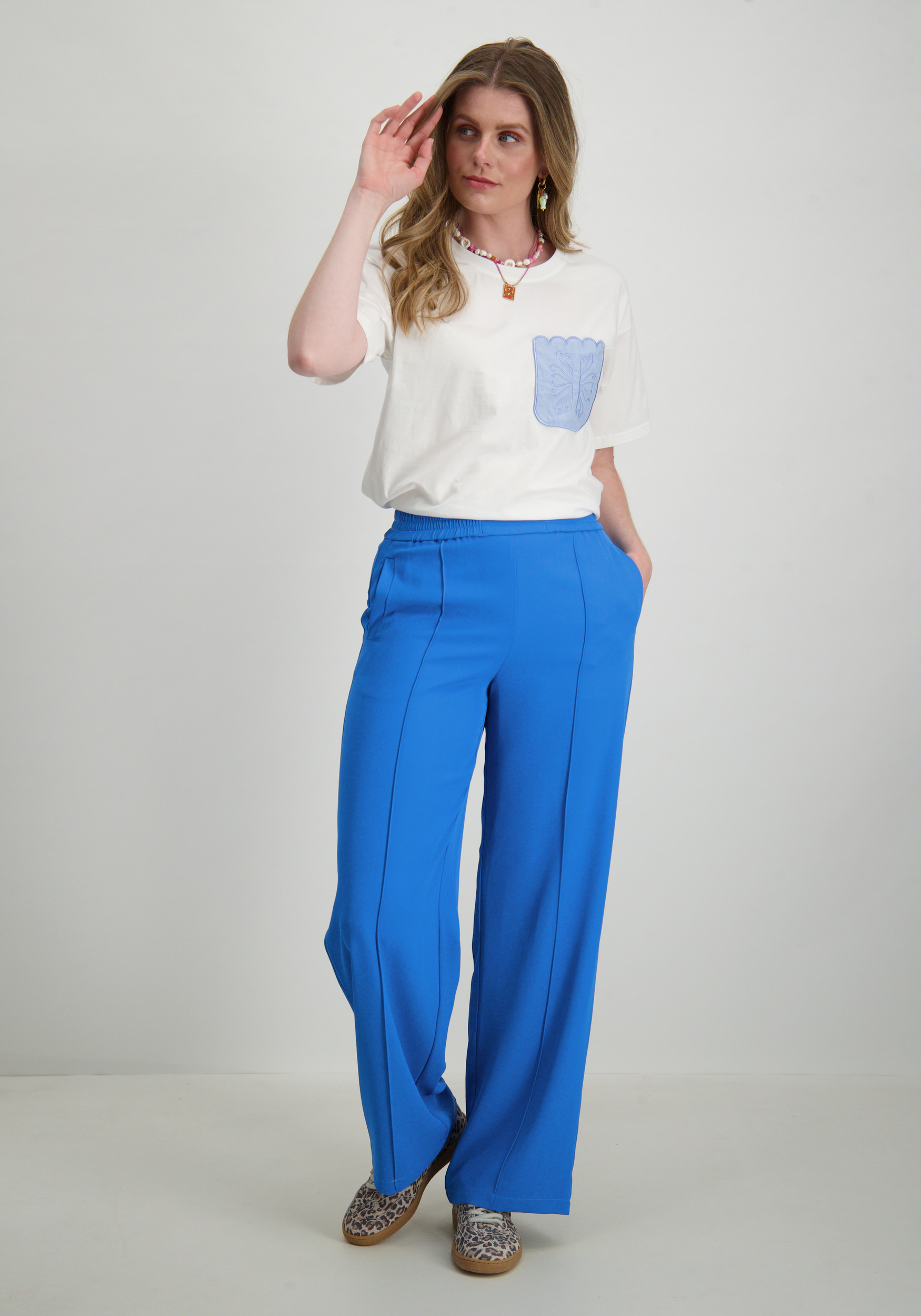 Vero moda T-shirt Dambra 10330122 Wit