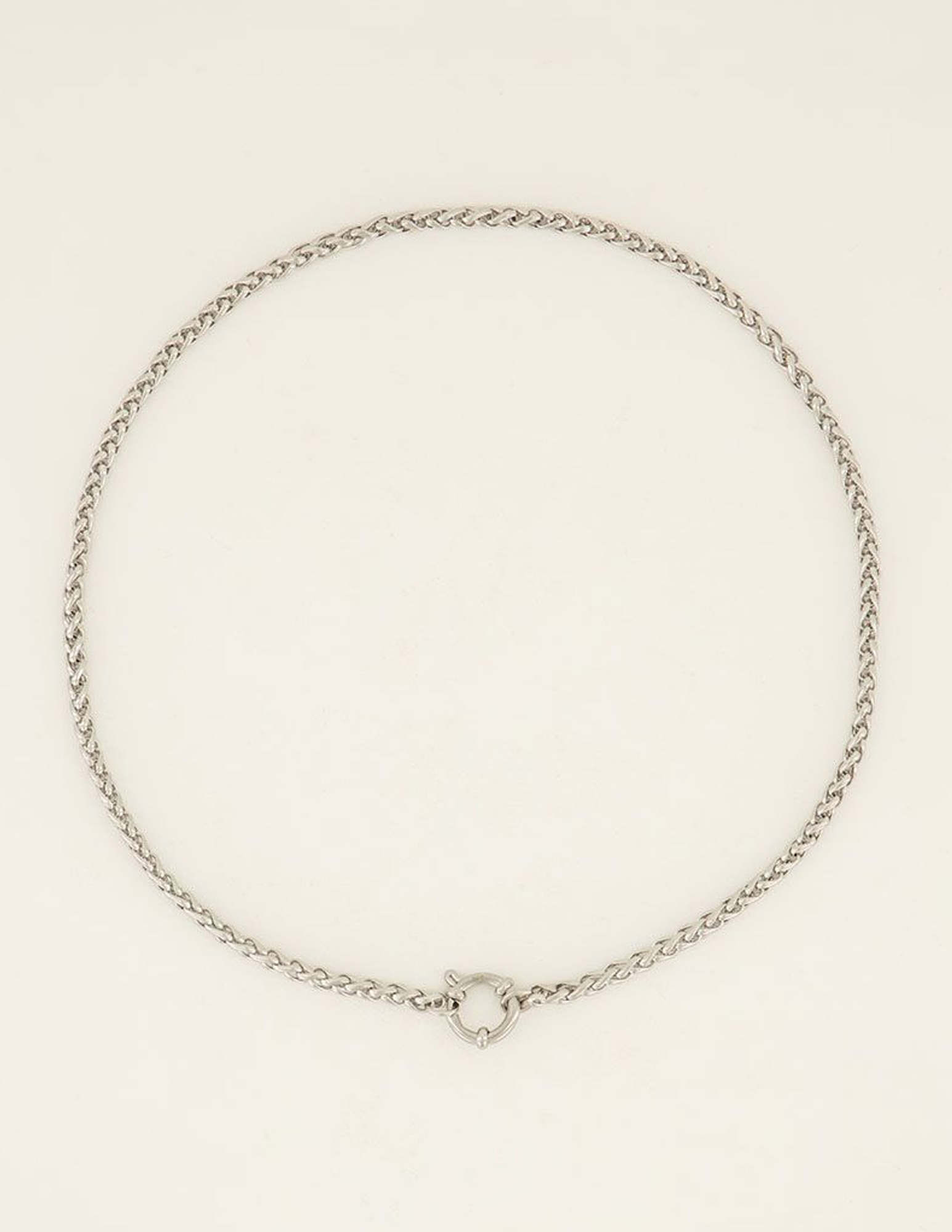 My Jewellery Ketting gedraaide schakels MJ08319 Zilver