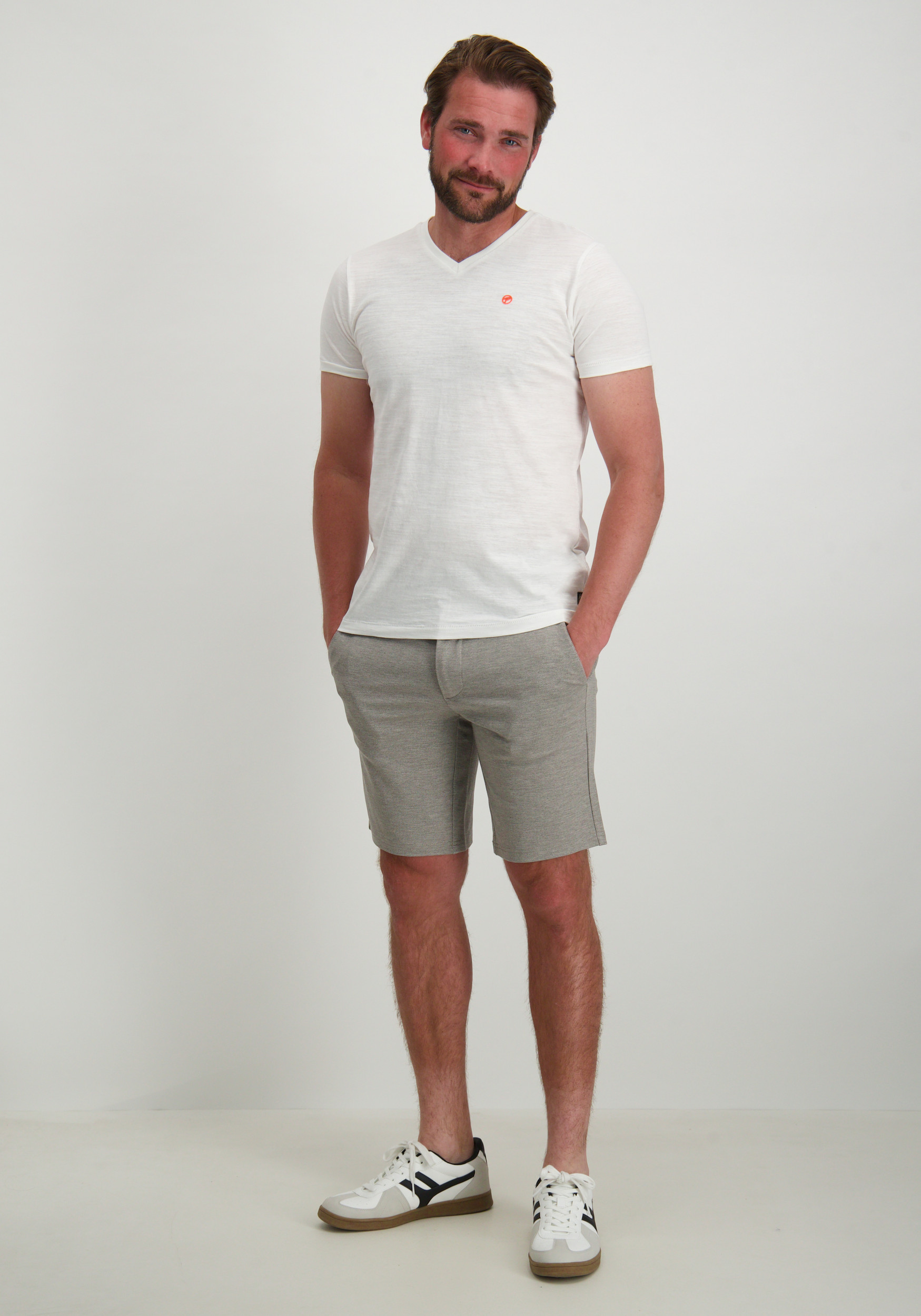 Petrol T-shirt M-1050-TSV662 Wit