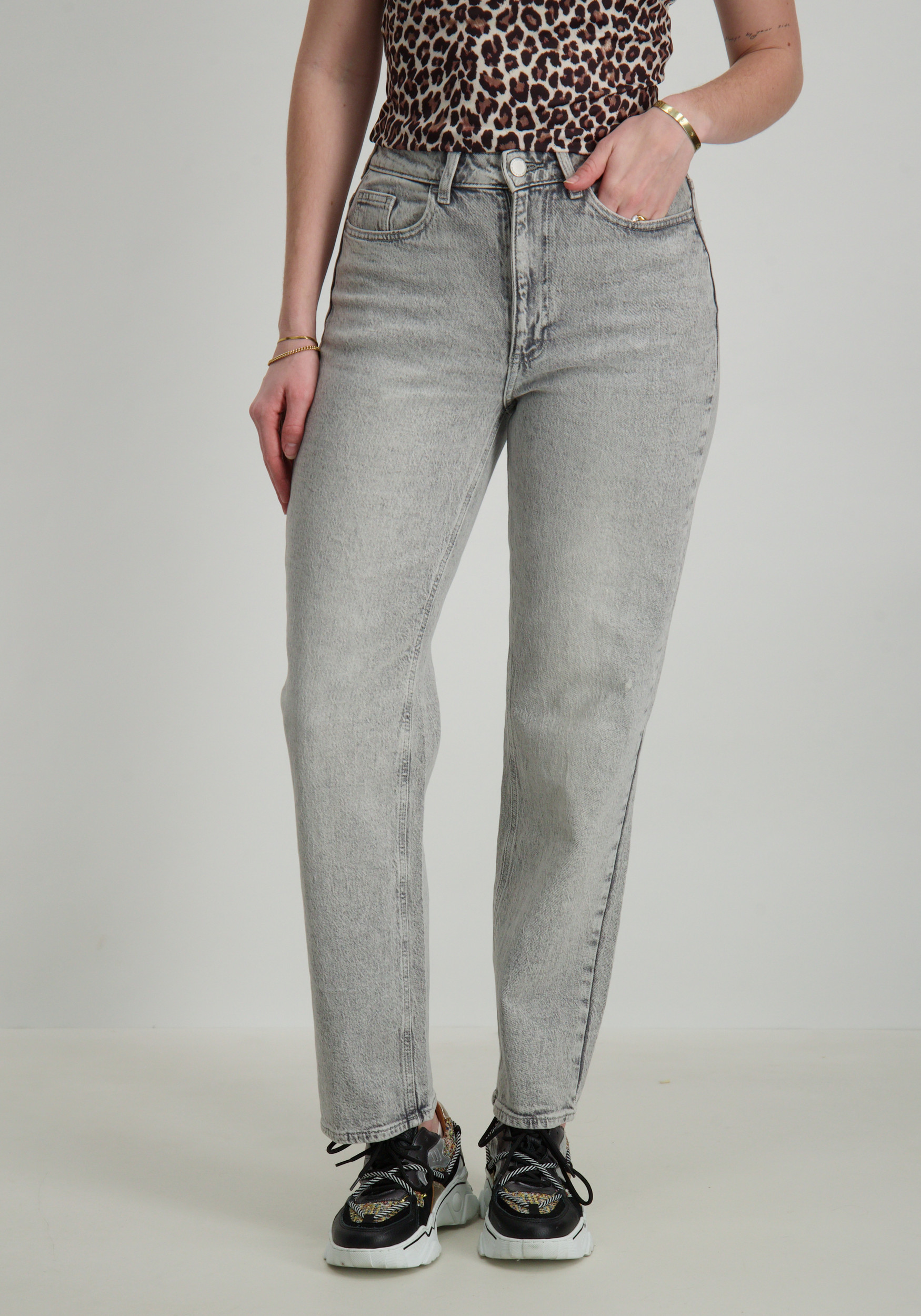 Vila Jeans Kelly 14084730 Grijs