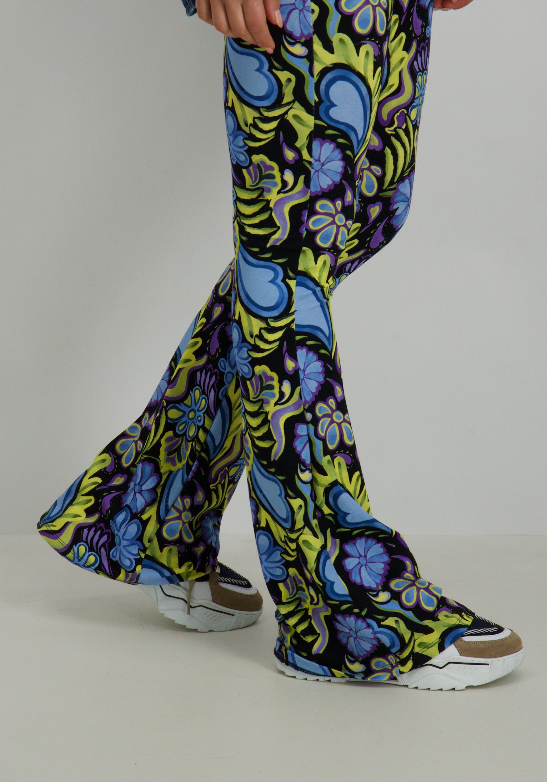 Harper & Yve Broek Jacky AW24T103 Blauw