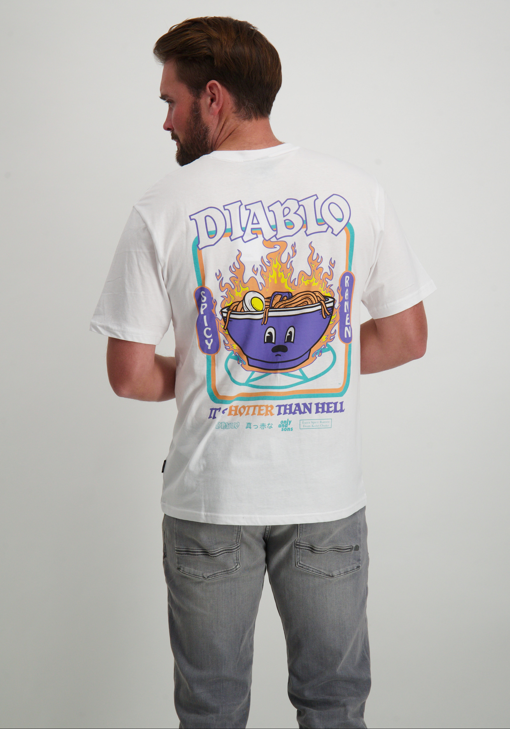 ONLY & SONS T-shirt Keane 22033620 Wit