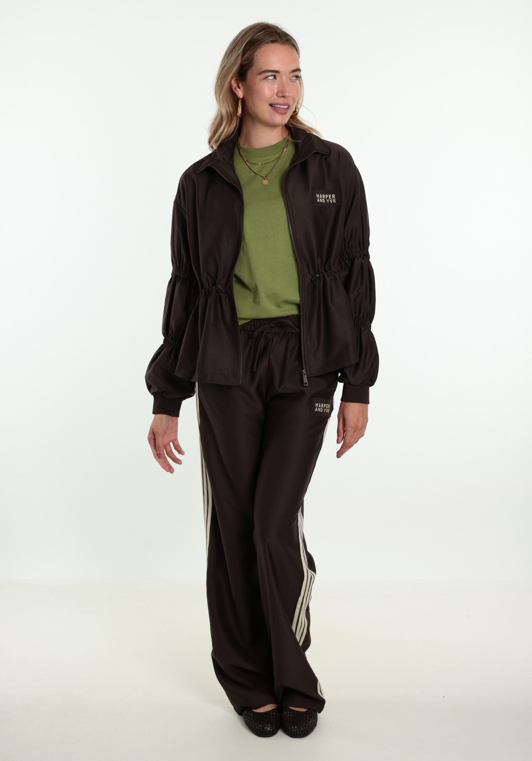 Harper & Yve Vest Gina AW6P800 Donker bruin