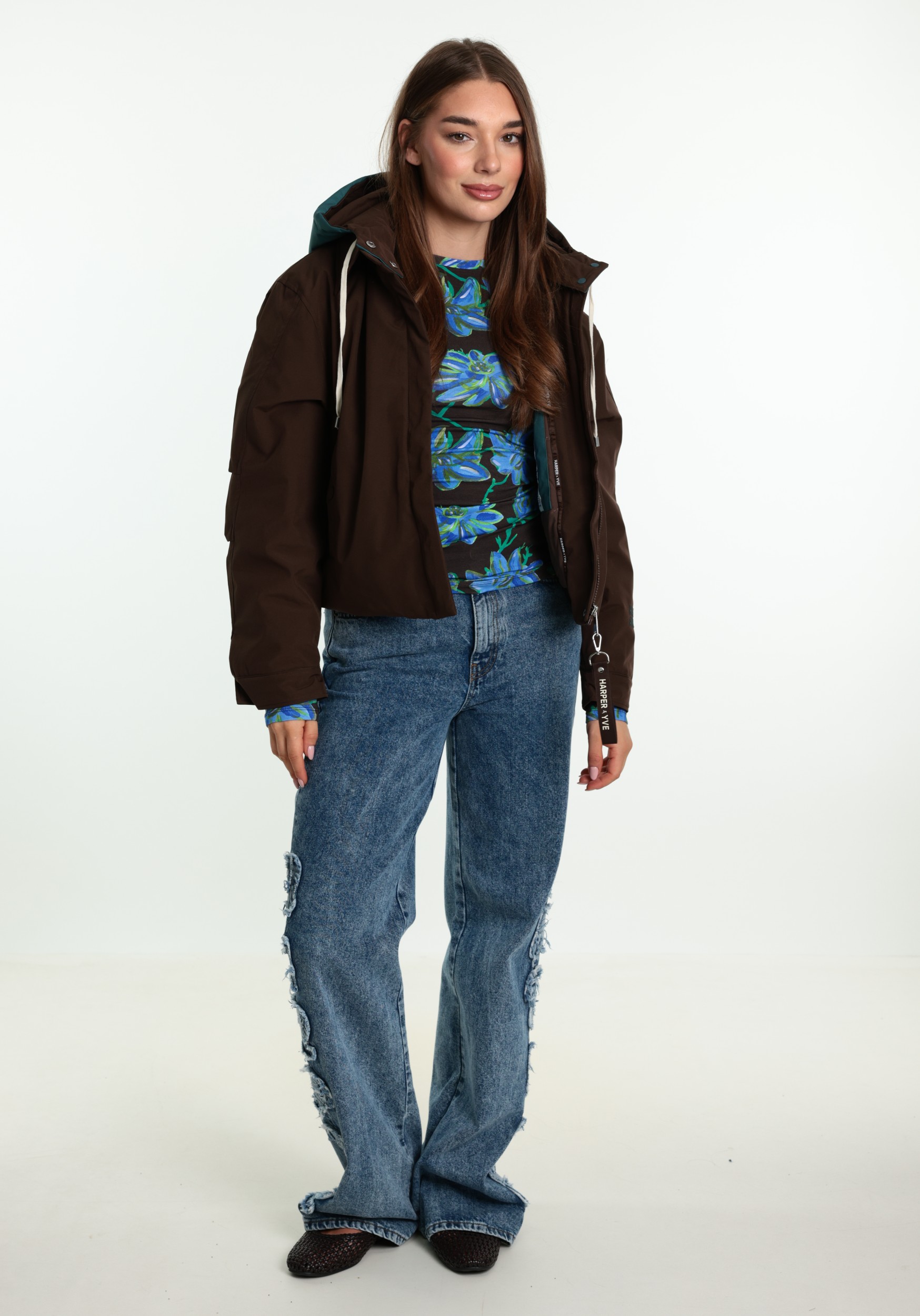 Harper & Yve Winterjas Rowley AW6N231 Donker bruin