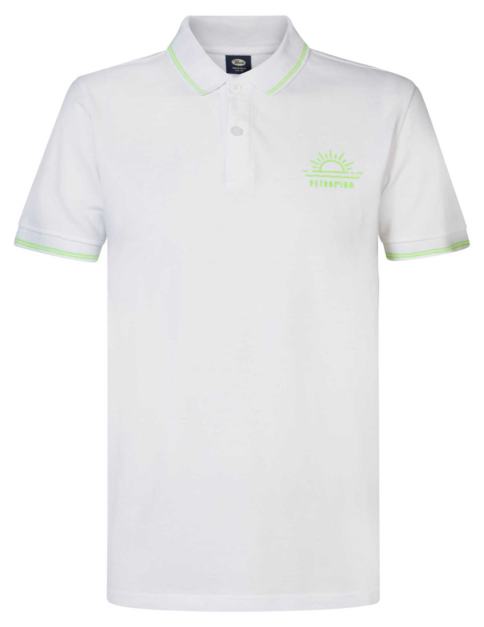 Petrol Polo korte mouwen M-1040-POL107 Wit