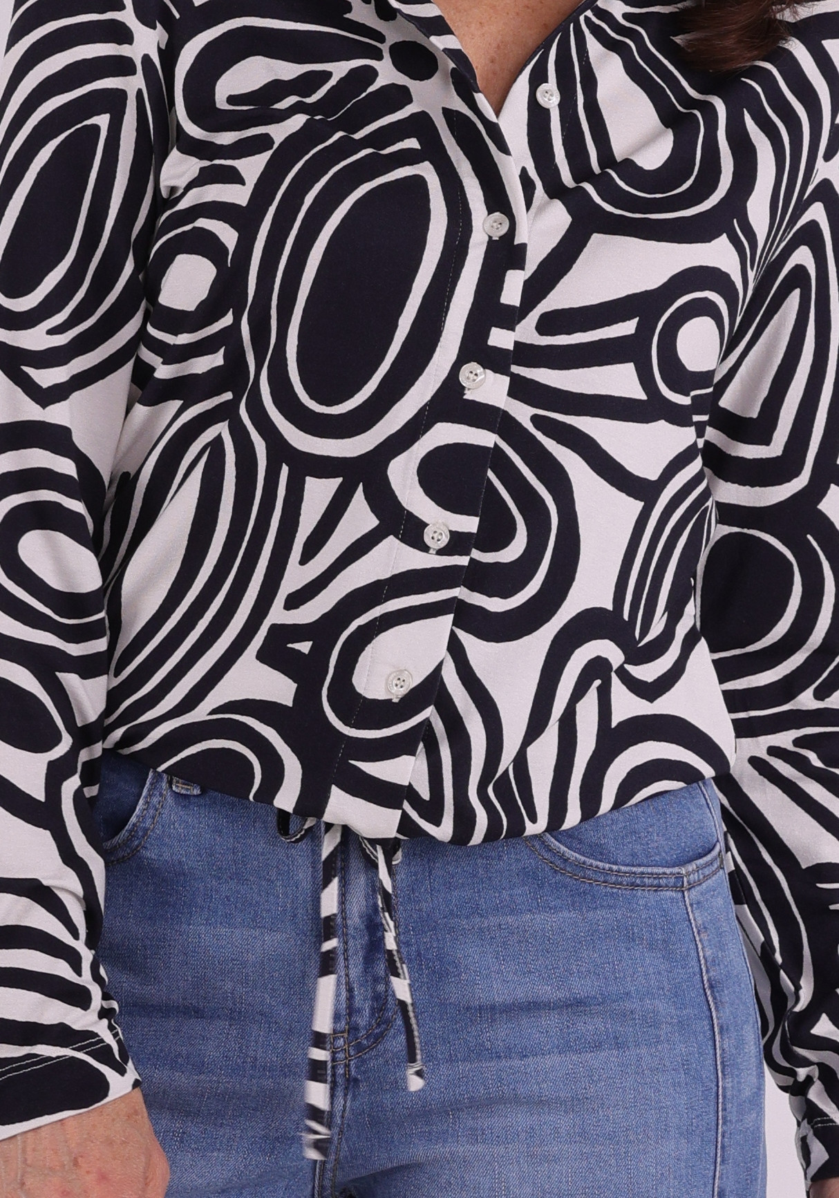 Zoso Blouse 261Natalia Donker blauw