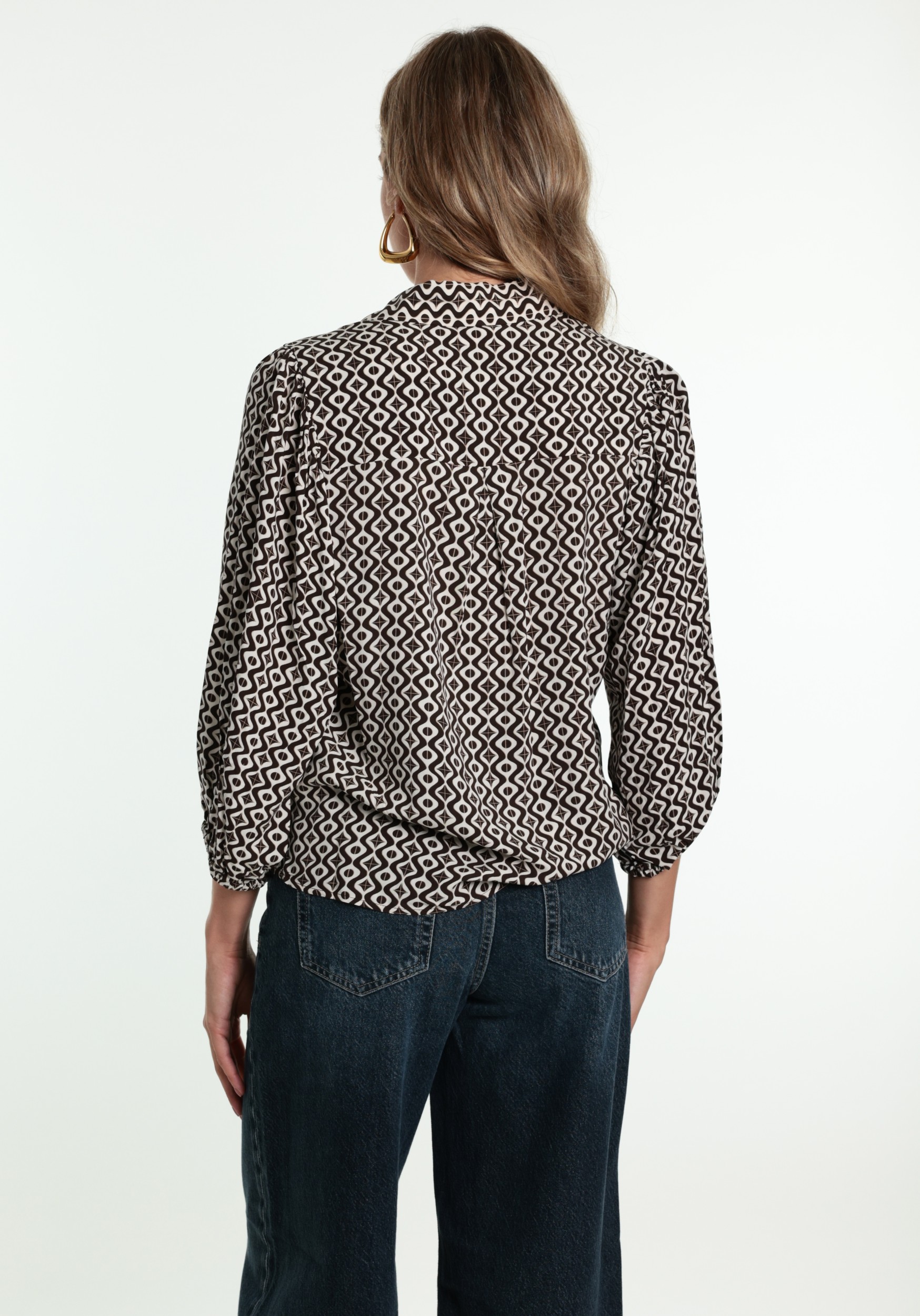 FREE|QUENT Blouse Adney 211376 Donker bruin
