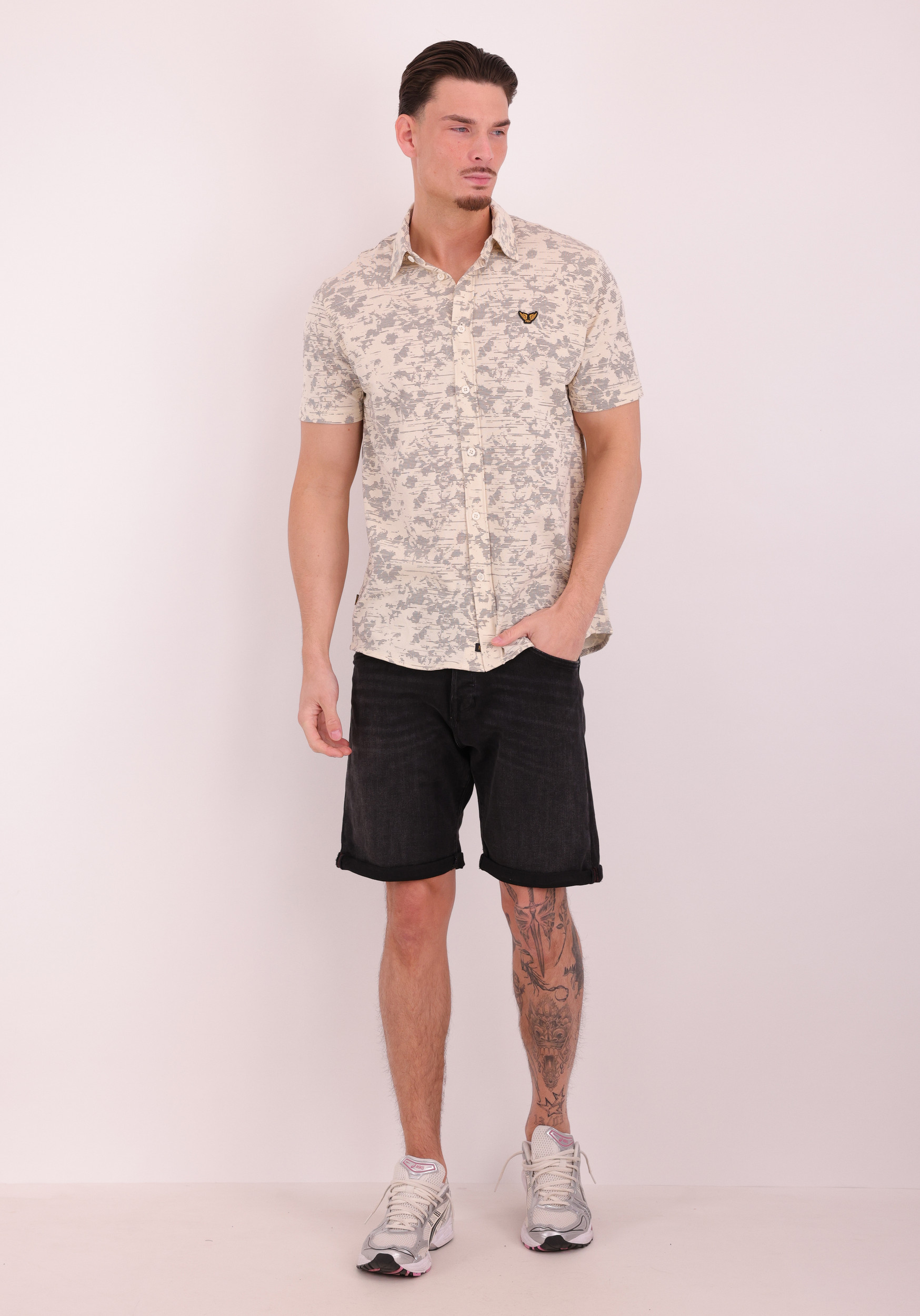 PME Legend Overhemd PSIS2603254 Ecru