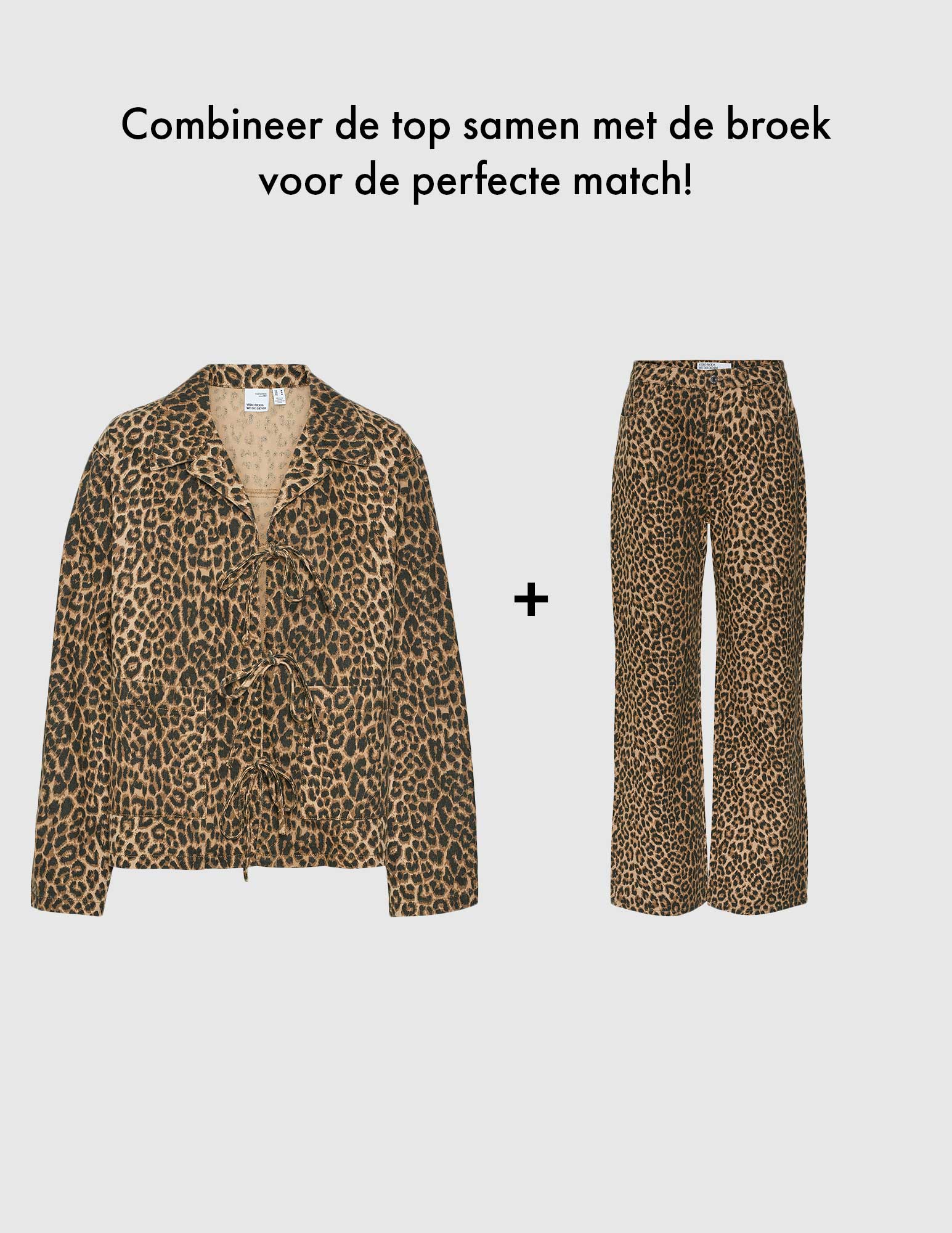 Vero moda Denim blouse Kirby 10327896 Bruin