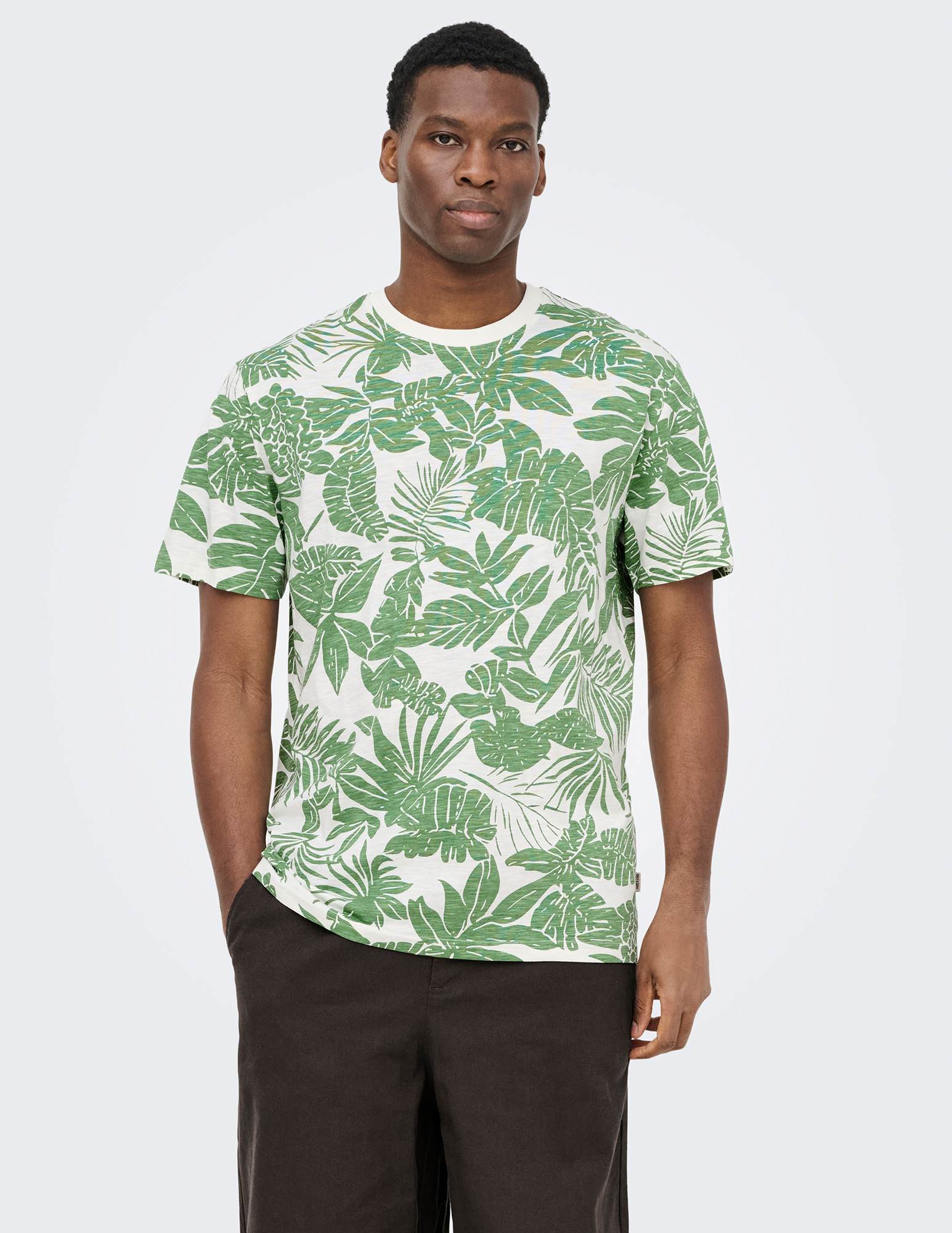 ONLY & SONS T-shirt Perry 22025283 Licht groen