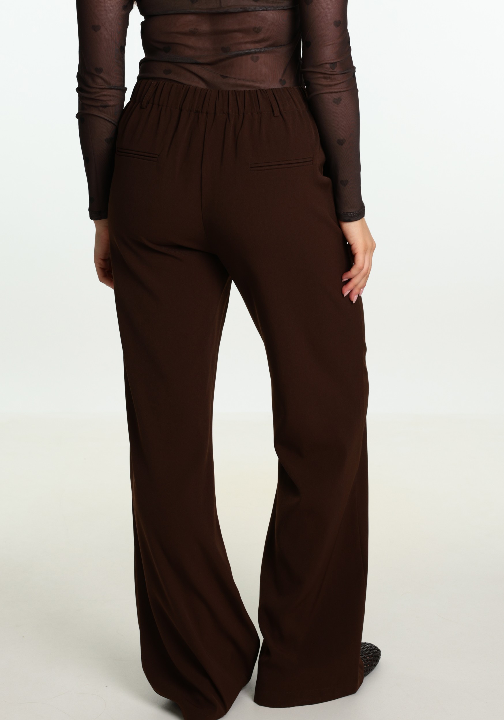 Ydence Broek Solange FS2607 Donker bruin
