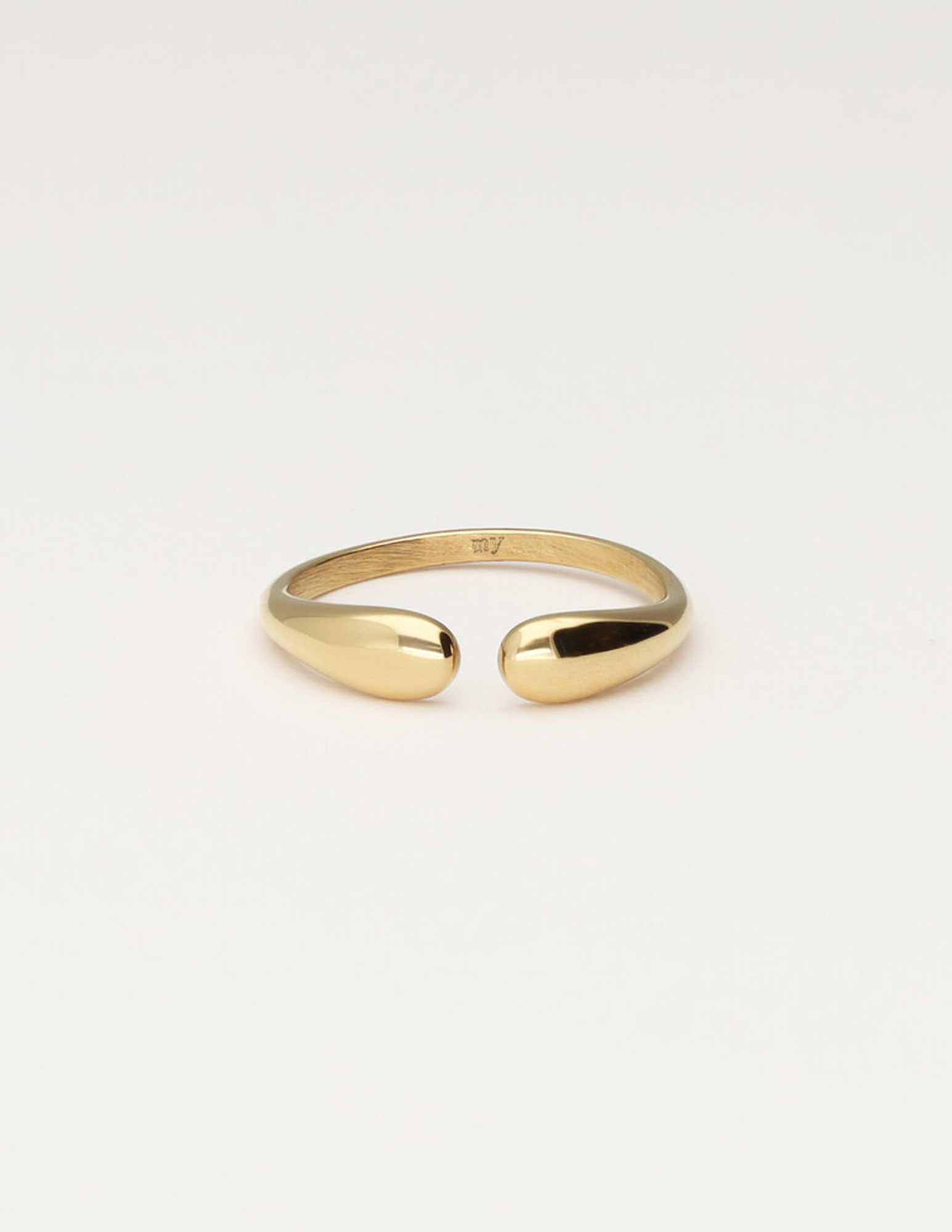 My Jewellery Minimalistische open ring MJ12053 Goud