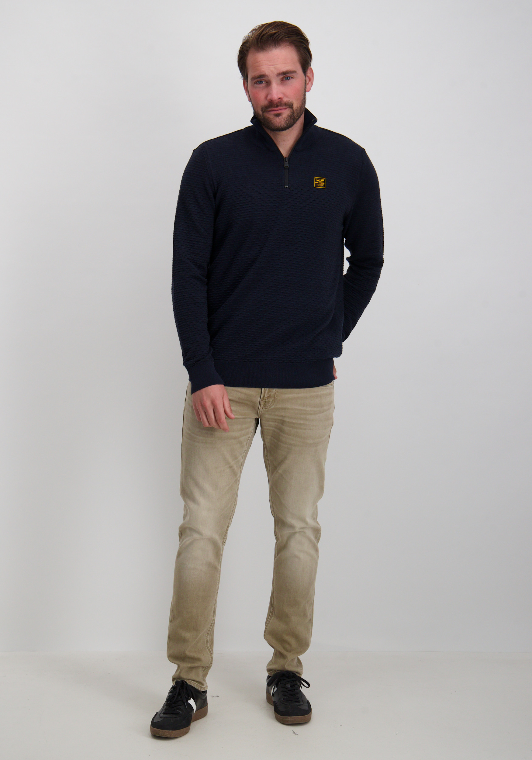 PME Legend Trui PKW2510301 Donker blauw