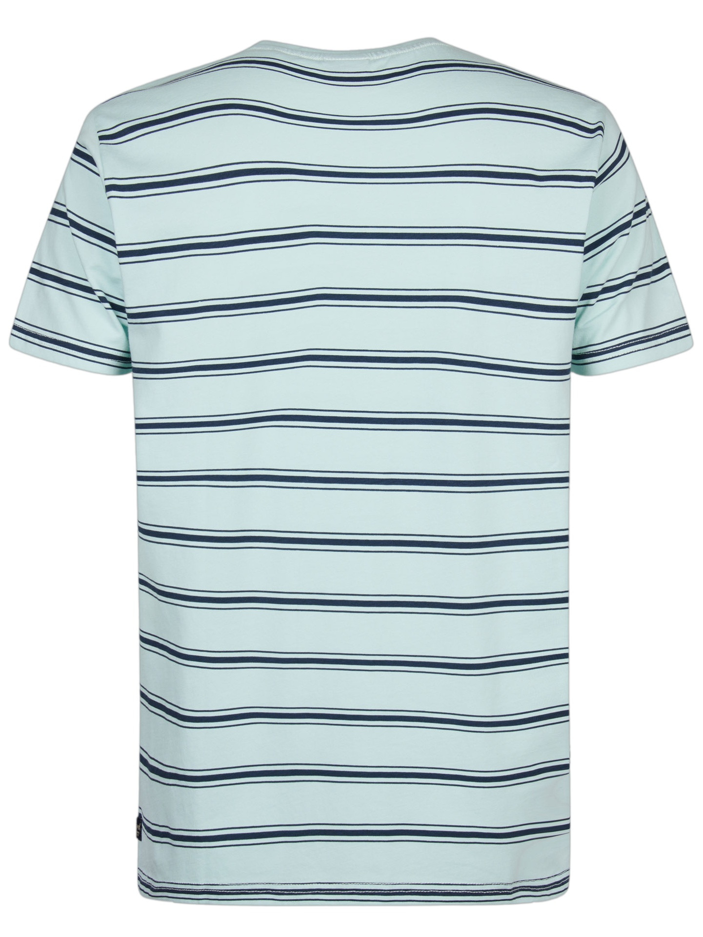 Petrol T-shirt gestreept M-1060-TSR120 Licht blauw