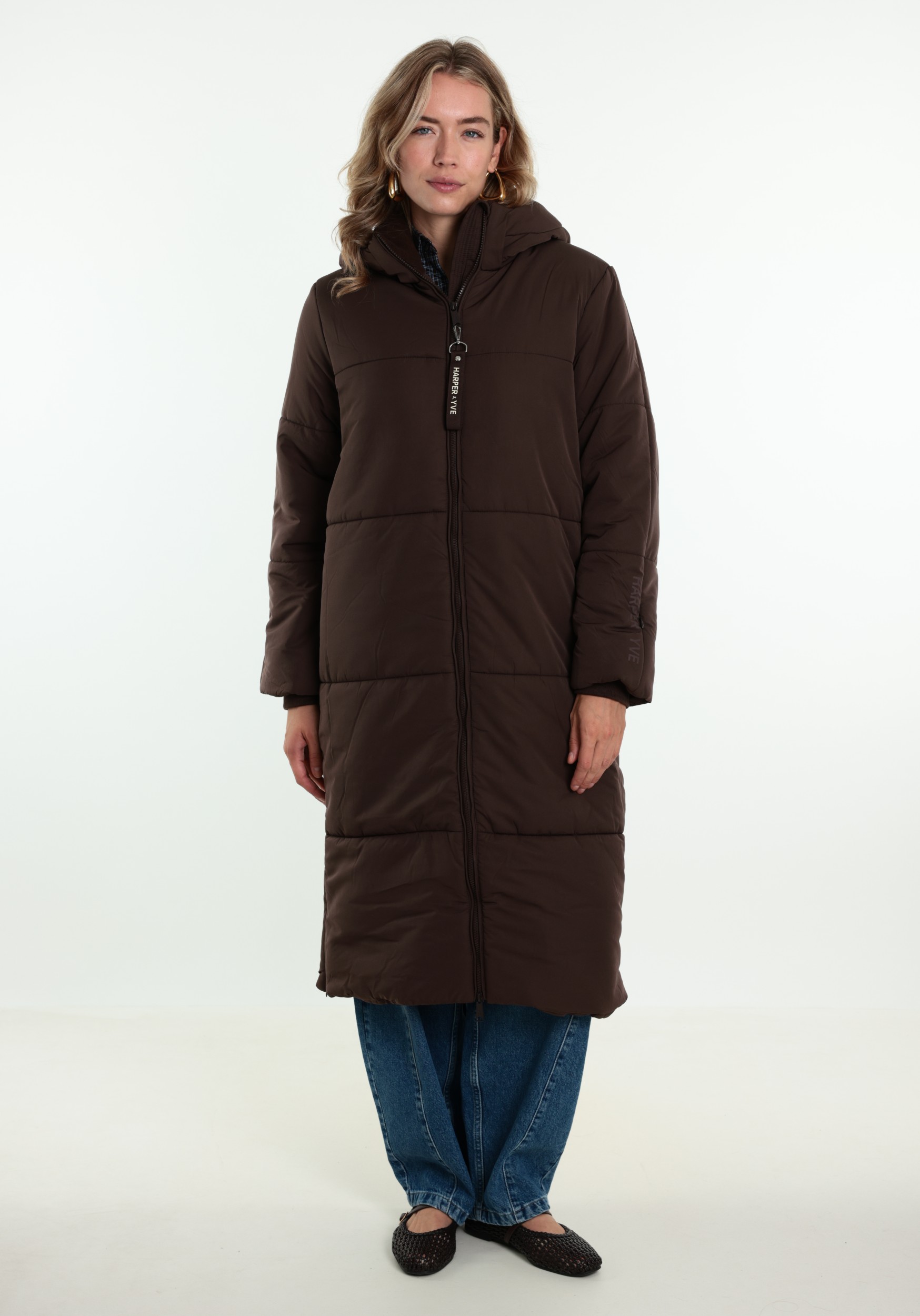 Harper & Yve Winterjas Jenny AW6N221 Donker bruin