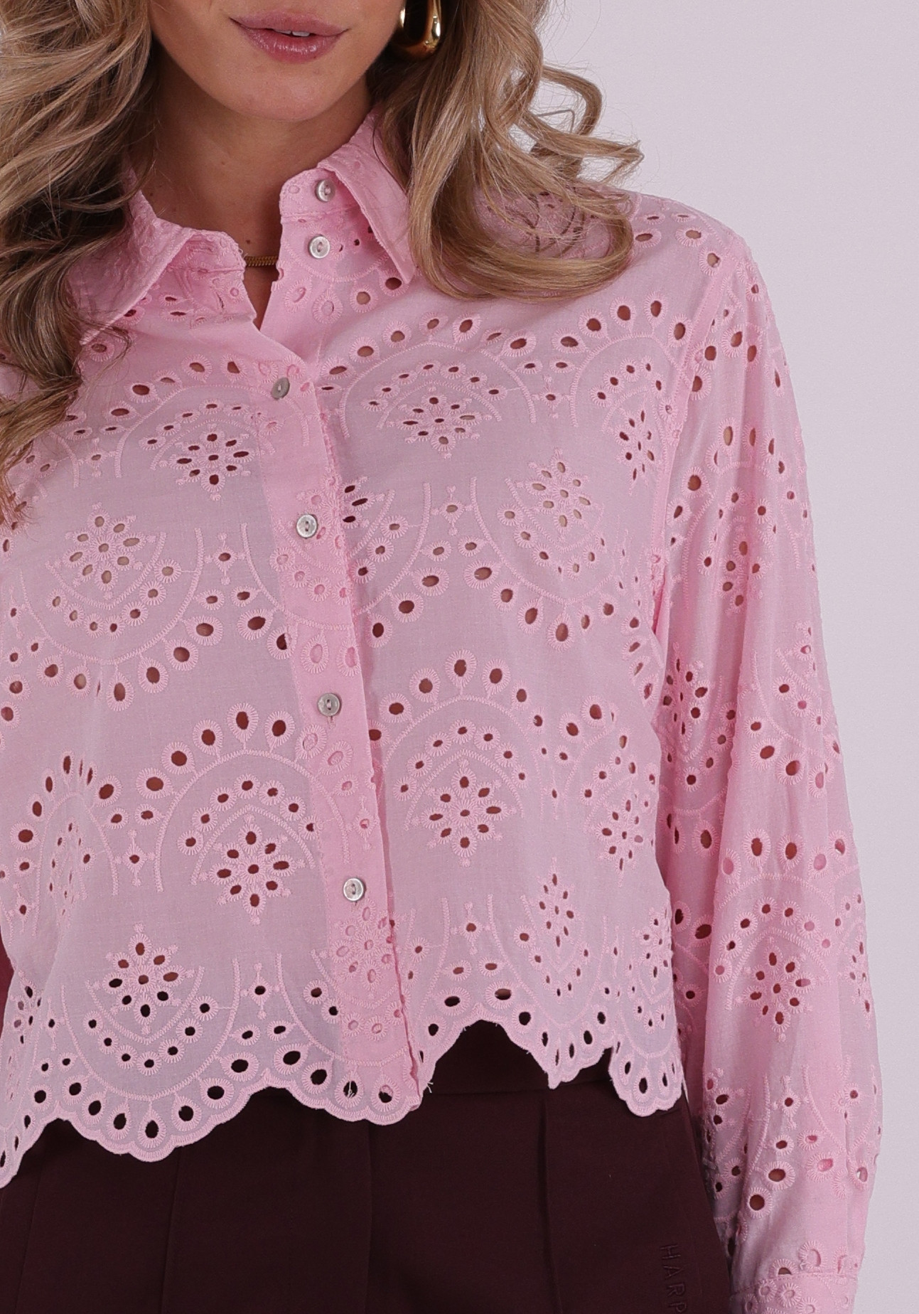 Only Blouse Valais 15269568 Licht rose