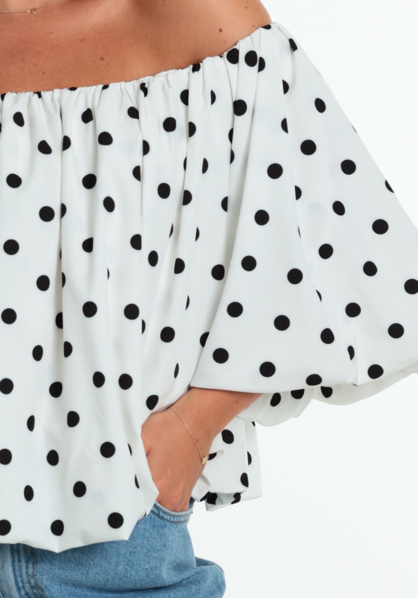 BELIEVE Blouse Bliss B-8615_1-TOP Wit