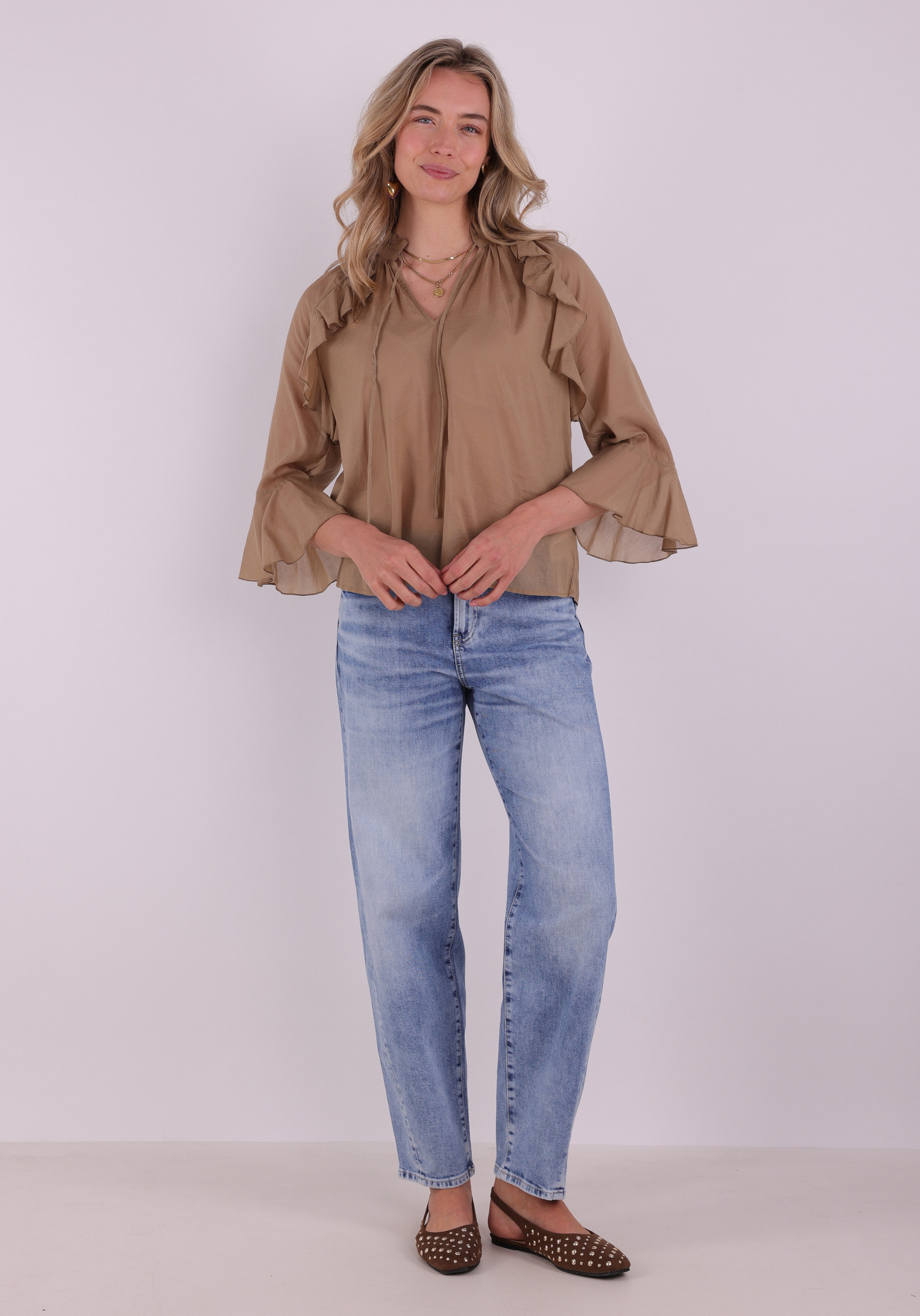 Cup of Joe Jeans Beth Licht blauw