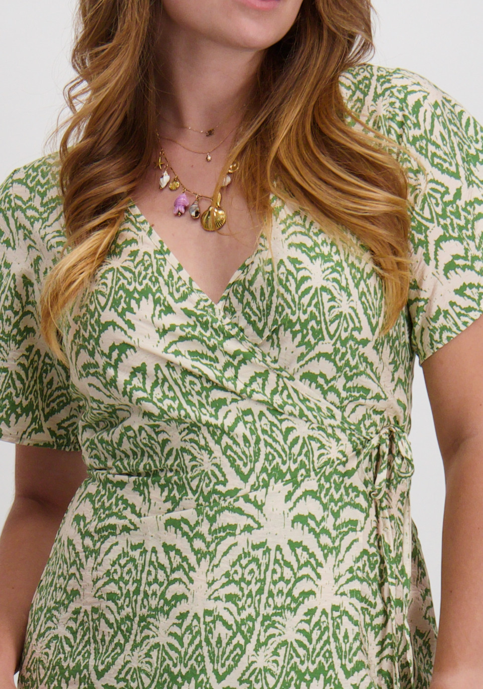 Jacqueline de jonge Jurk Troya 15350762 Licht groen