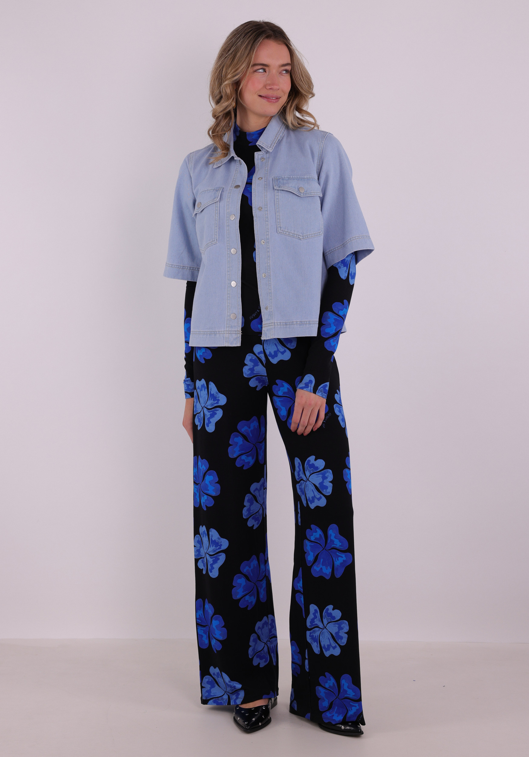 Harper & Yve Top Jane SS6T500 Blauw